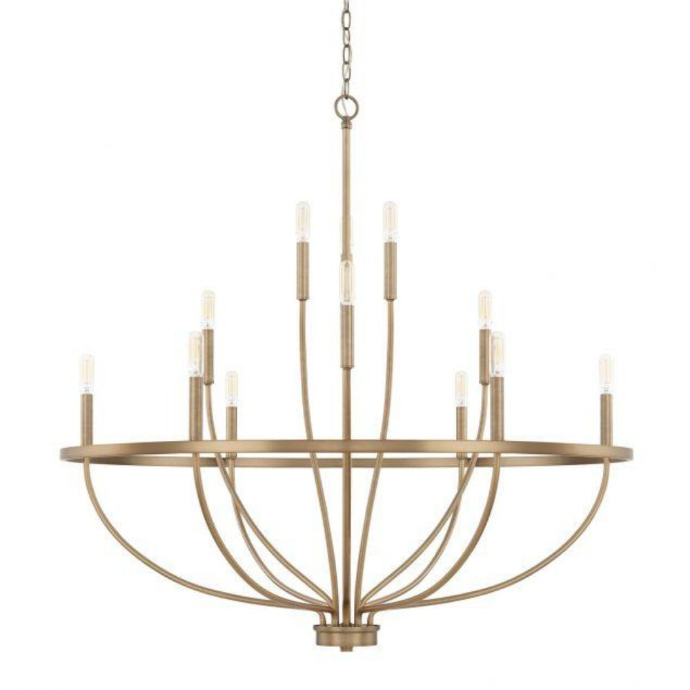 Balboa Chandelier - Elegant Modern Crystal Ceiling Light Fixture for Dining Room, Living Room & Bedroom | Perfect for Home Decor & Interior Design