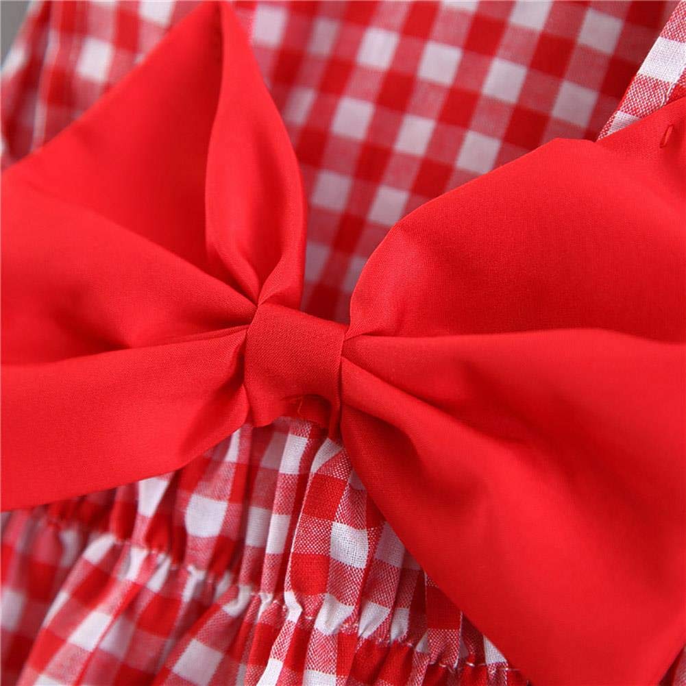 IDOPIP Baby Girl Tutu Dress - Sleeveless Backless Princess Party Dress with Flower Bow & Straw Hat Set | Summer Sundress for Birthday, Photo Shoot, Beach Outing & Special Occasions