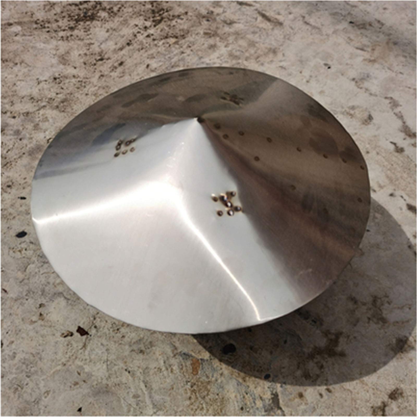 Stainless Steel Chimney Cowl Cap - 110mm Waterproof Round Air Vent Flue Pipe Cover for Roof, Heating Stove & Exhaust Protection - Rainproof & Durable Design for Home, RV & Outdoor Use