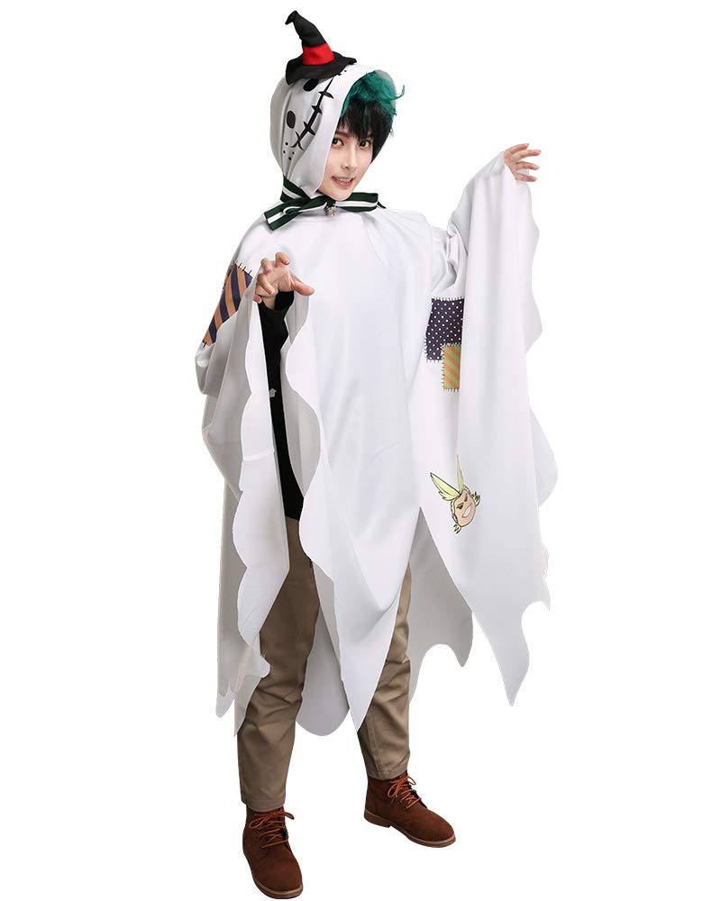 Miccostumes Unisex Anime Hero Cosplay Ghost Cloak - Halloween Costume for Cosplay, LARP & Themed Parties | Perfect for Anime Conventions, Halloween Events & Fantasy Roleplaying