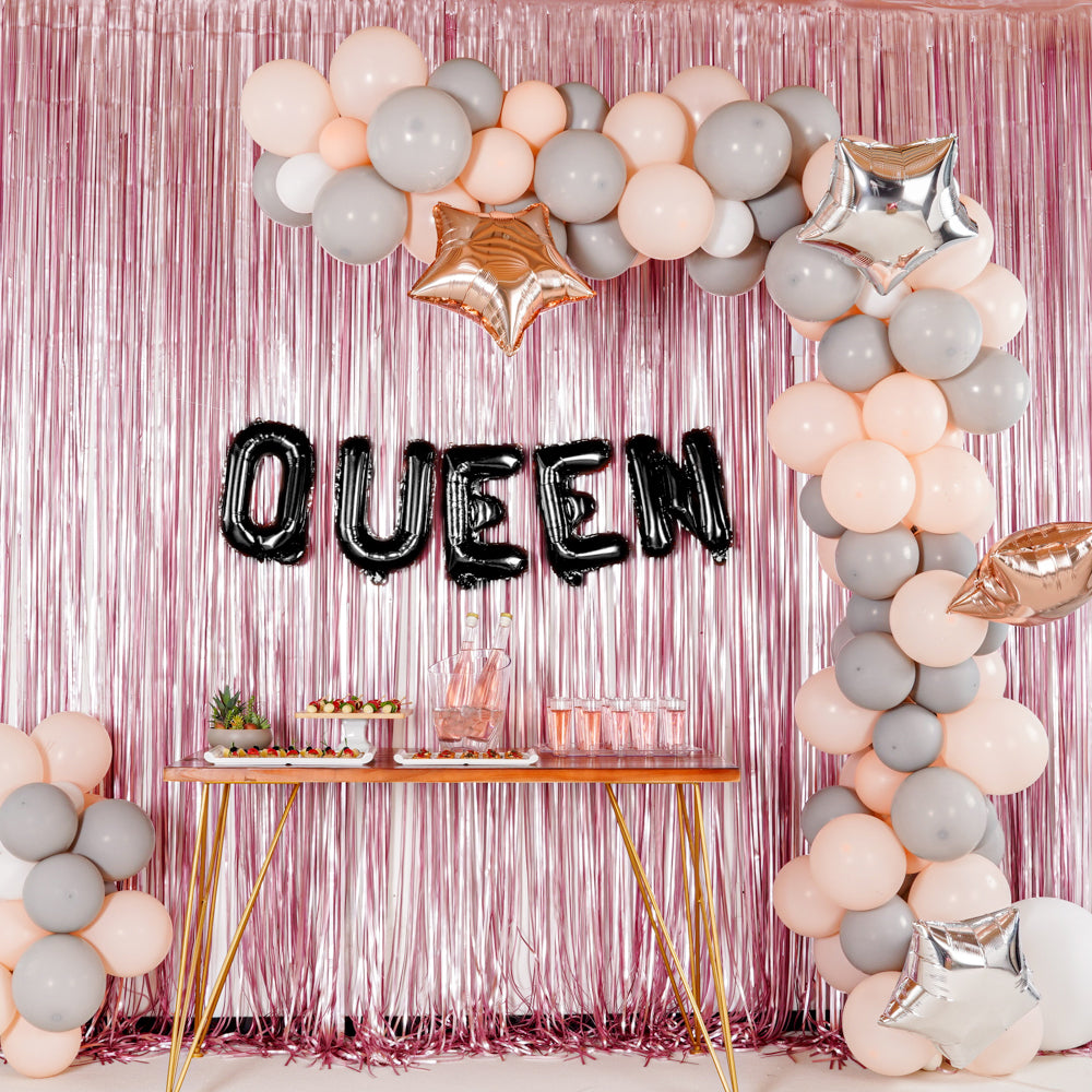 Balloonify Black Mylar Letter Q Balloon - 16 Inch Large Foil Alphabet Balloon for Birthday Party Decorations, Baby Showers & Graduation Celebrations