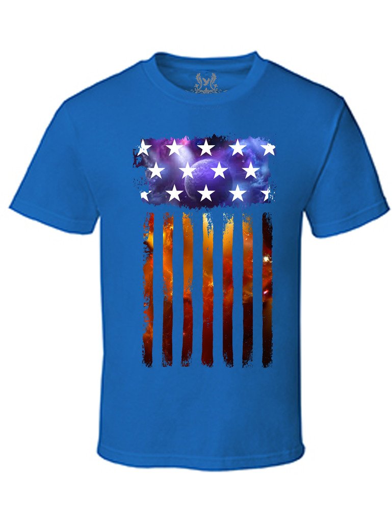 Men's Patriotic America & Beyond Graphic T-Shirt - Casual Vintage Style Tee for Everyday Wear, Street Fashion & Holiday Outfits