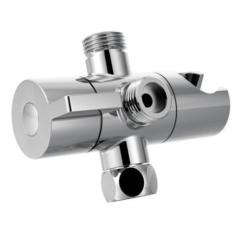 Moen CL707 Chrome Shower Arm Diverter with Hand Shower Holder - Perfect for Bathroom Renovation & Spa-Like Shower Experience