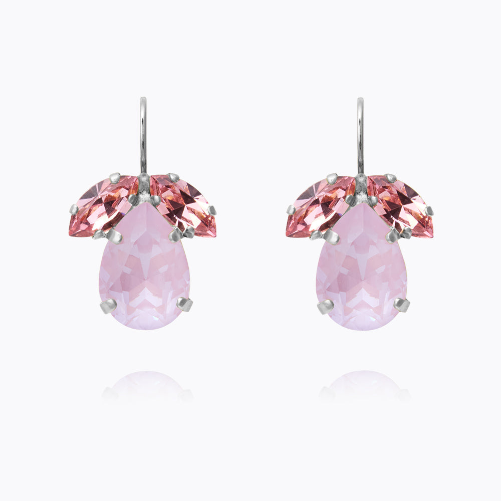 Timo Earrings - Soft Pink Combo | Dainty Rose Gold Earrings for Women | Perfect for Date Night, Wedding & Everyday Wear