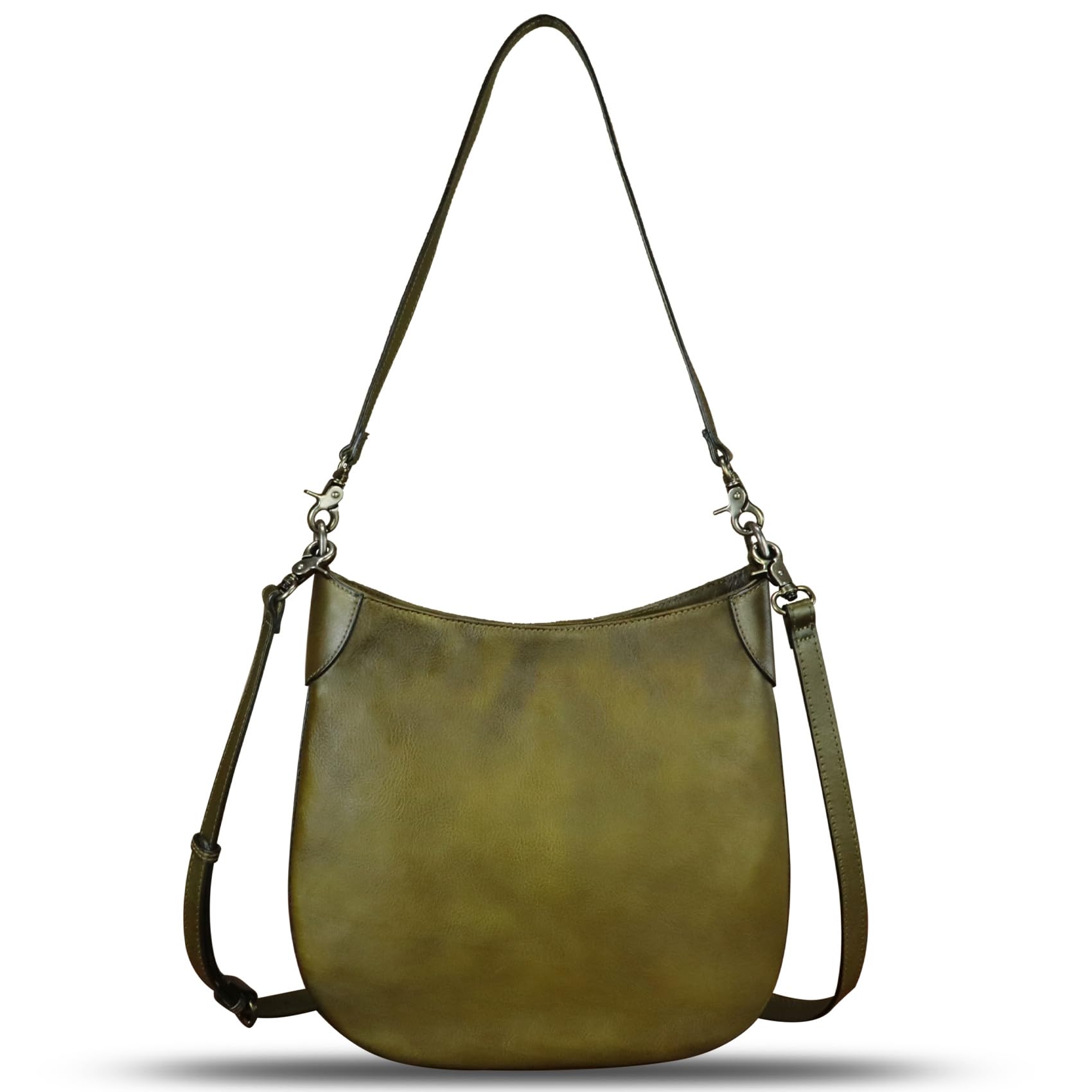 Genuine Leather Shoulder Bag for Women - Vintage Satchel Handbag with Top Handle, Handmade Crossbody Purse - Perfect for Work, Travel & Everyday Use