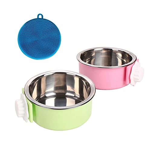 2 Pack Round Green&Pink