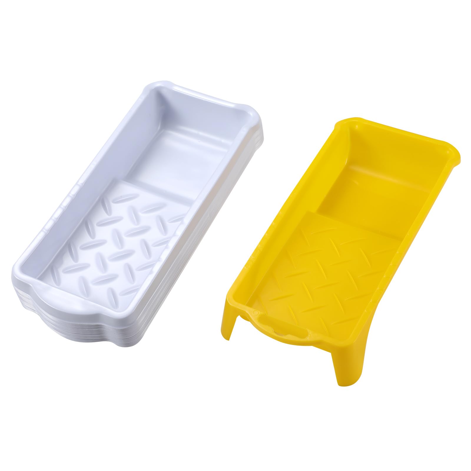 **21 Pack Thickened Plastic Paint Tray Liners - 2 Inch Small Paint Roller Tray with Disposable Liners for Easy Painting & Cleanup - Perfect for DIY Projects, Home Renovation & Professional Use**