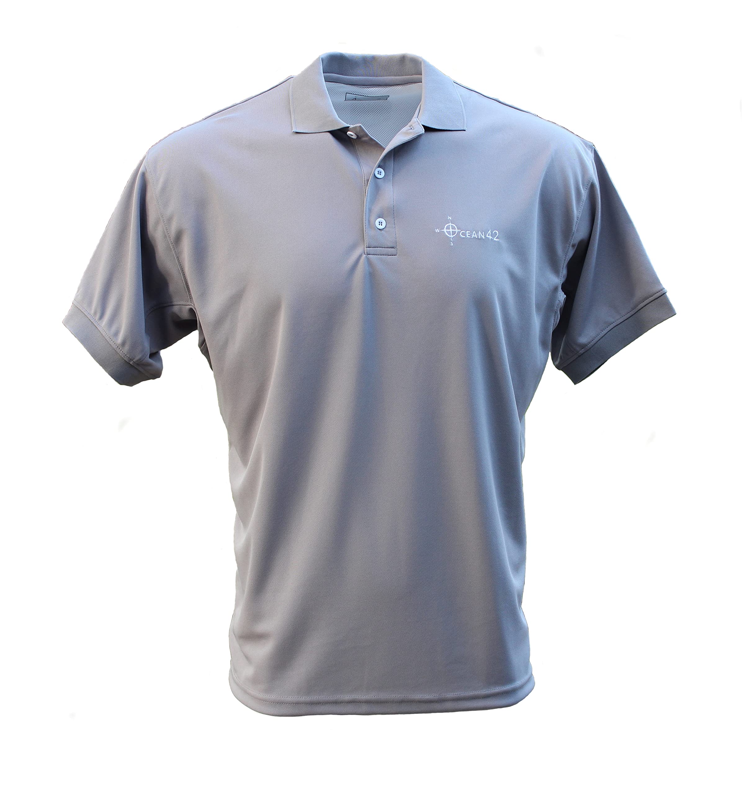Breathable Men's Vented Back Polo Shirt - Moisture Wicking & Comfort Fit for Golf, Tennis & Casual Wear