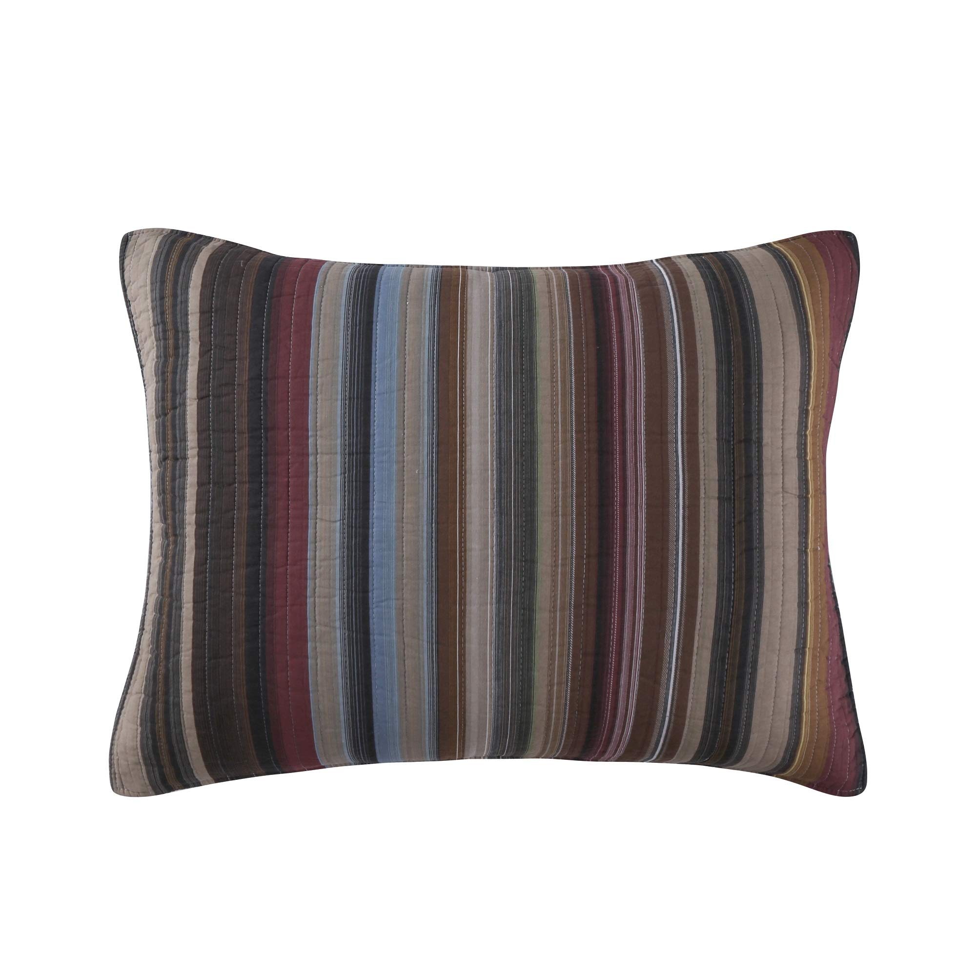 Greenland Home Durango Standard Pillow Sham - Western Style Decorative Pillow Cover for Bedroom & Living Room - Perfect for Farmhouse, Rustic, or Cowboy Themed Decor