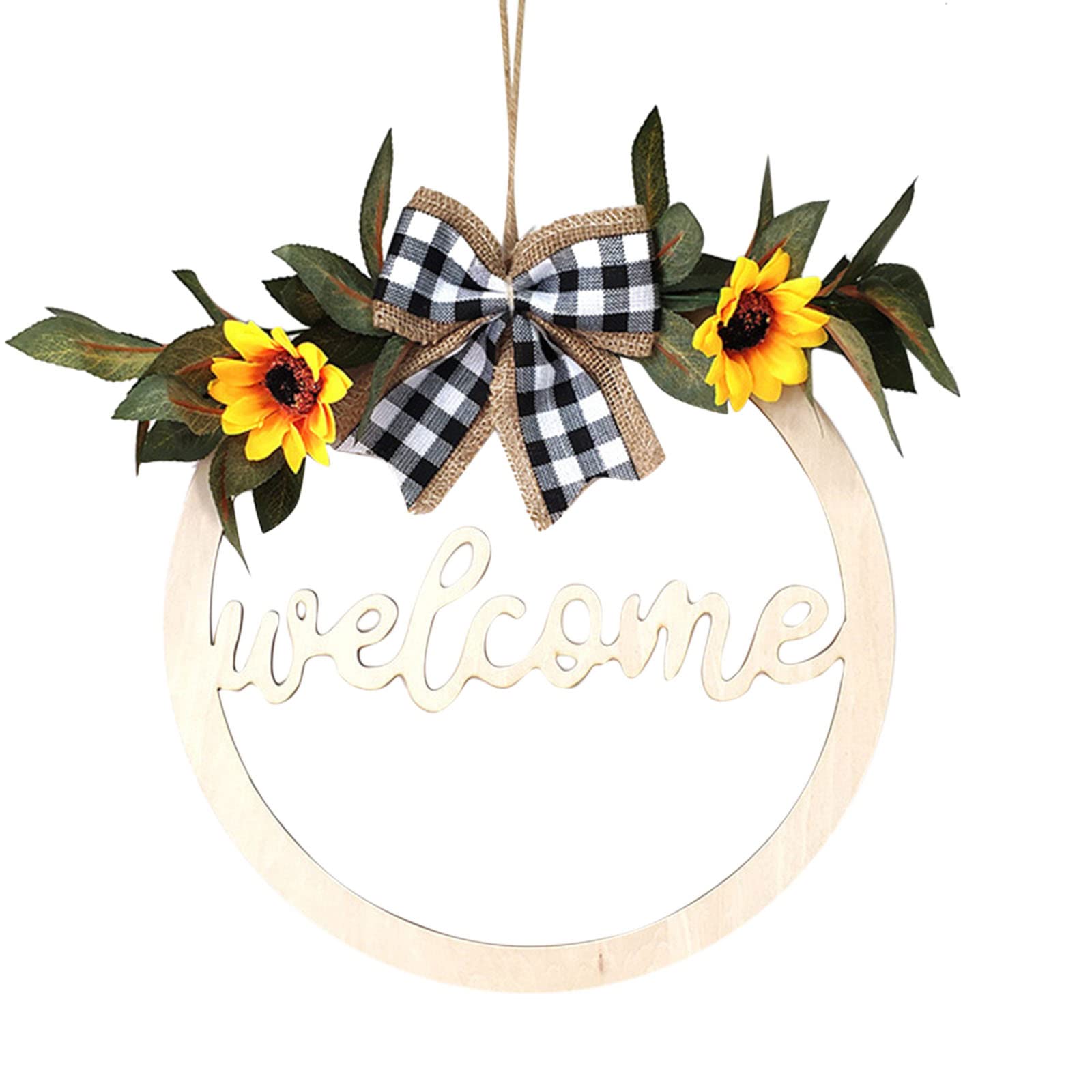 Plowerme Spring Summer House Number Pendant - Elegant Outdoor Address Sign for Home Decoration | Perfect for Front Door, Porch, Garden & Mailbox