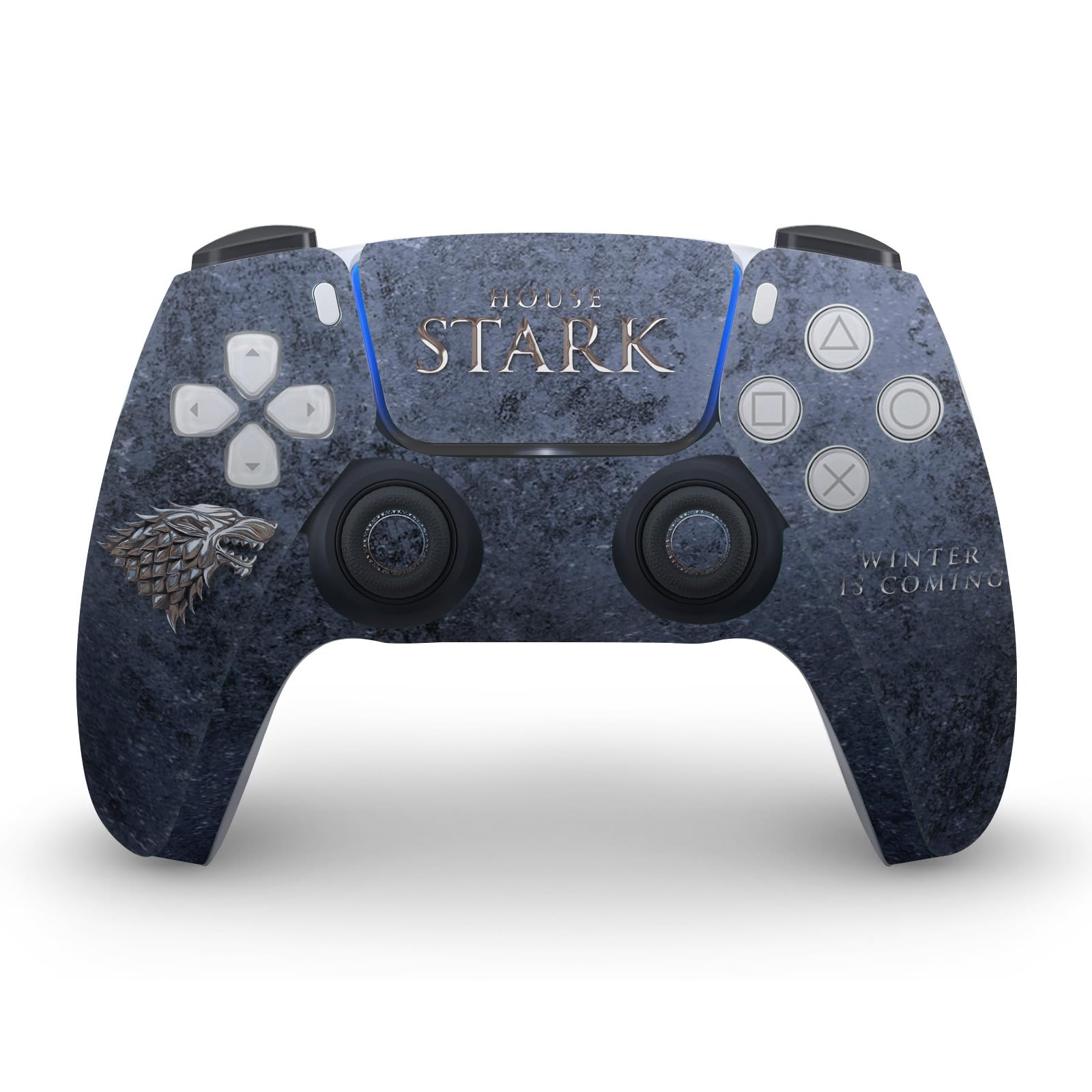 Game of Thrones House Stark PS5 Skin - Vinyl Decal for Sony PS5 & DualSense - Gaming & Collectible