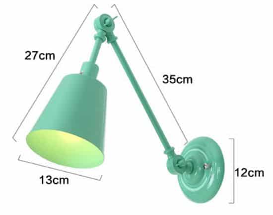 FRIDEBORG Classic Wall Lamp - Vintage Style Sconce Lighting for Bedroom, Living Room & Hallway - Perfect for Ambient and Accent Lighting