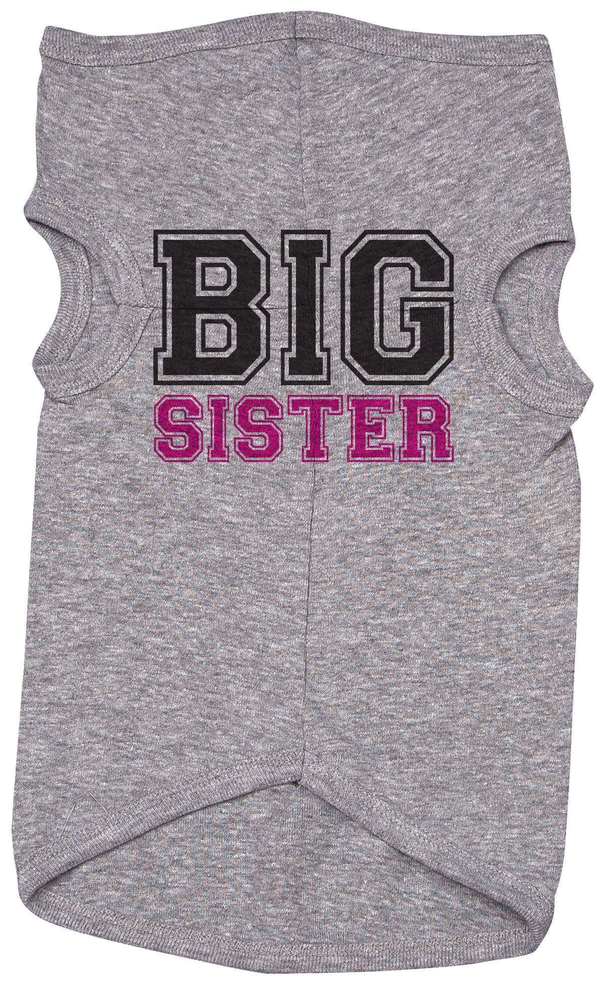 Dog Sister Shirt - Grey Puppy Tee (XL 21-35 lbs) for Sibling Matching