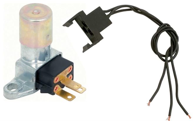 OER Headlamp Dimmer Switch with Pigtail Wiring Harness - Compatible with Pontiac Firebird, GTO, Grand Prix & Ventura - Perfect for Night Driving & Classic Car Restoration Projects