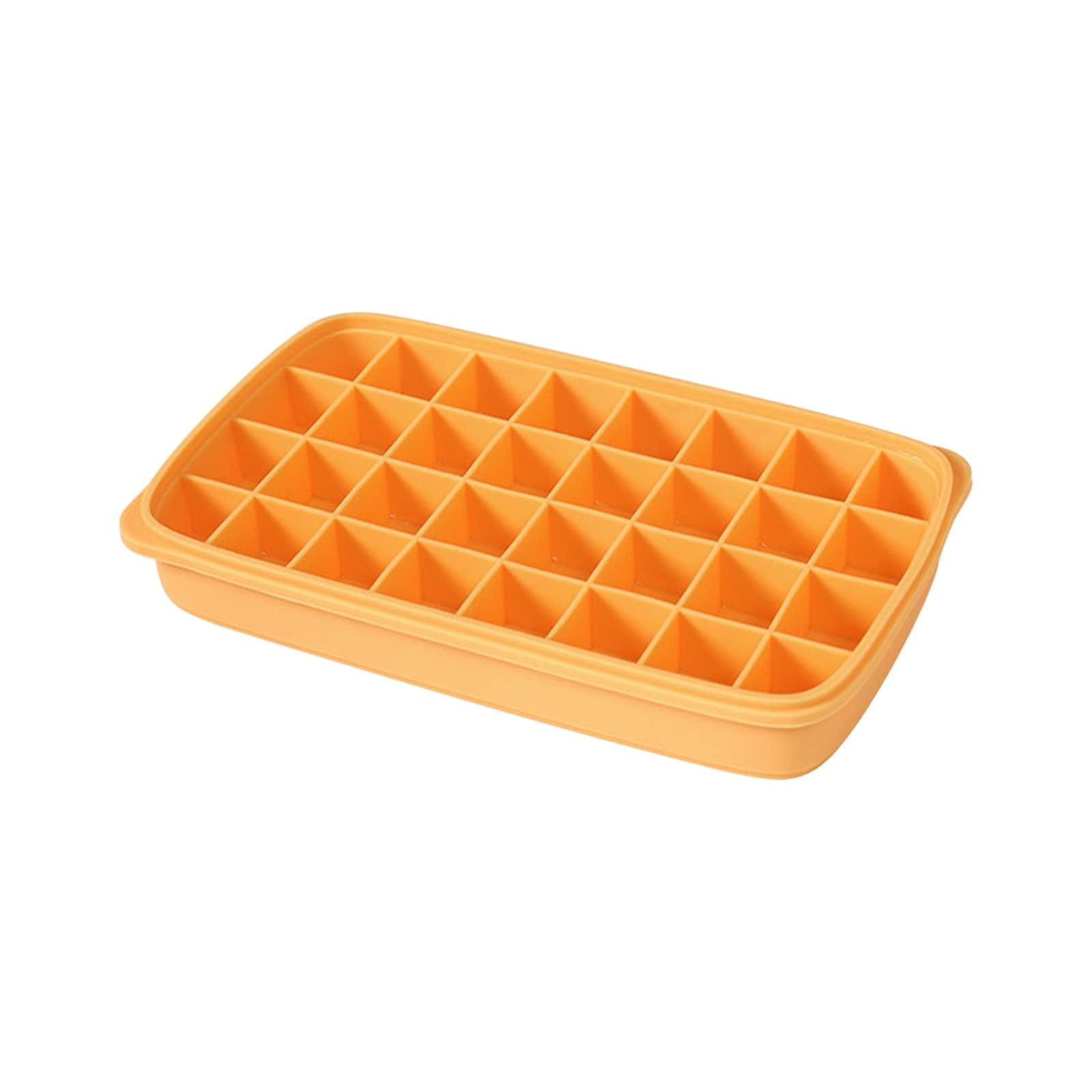 32 Grid Ice Cube Tray with Scoop & Storage Container - Perfect for Chilled Drinks, Whiskey, Cocktails & Beverages | Reusable Silicone Ice Cube Molds for Home Bars, Parties & Entertaining