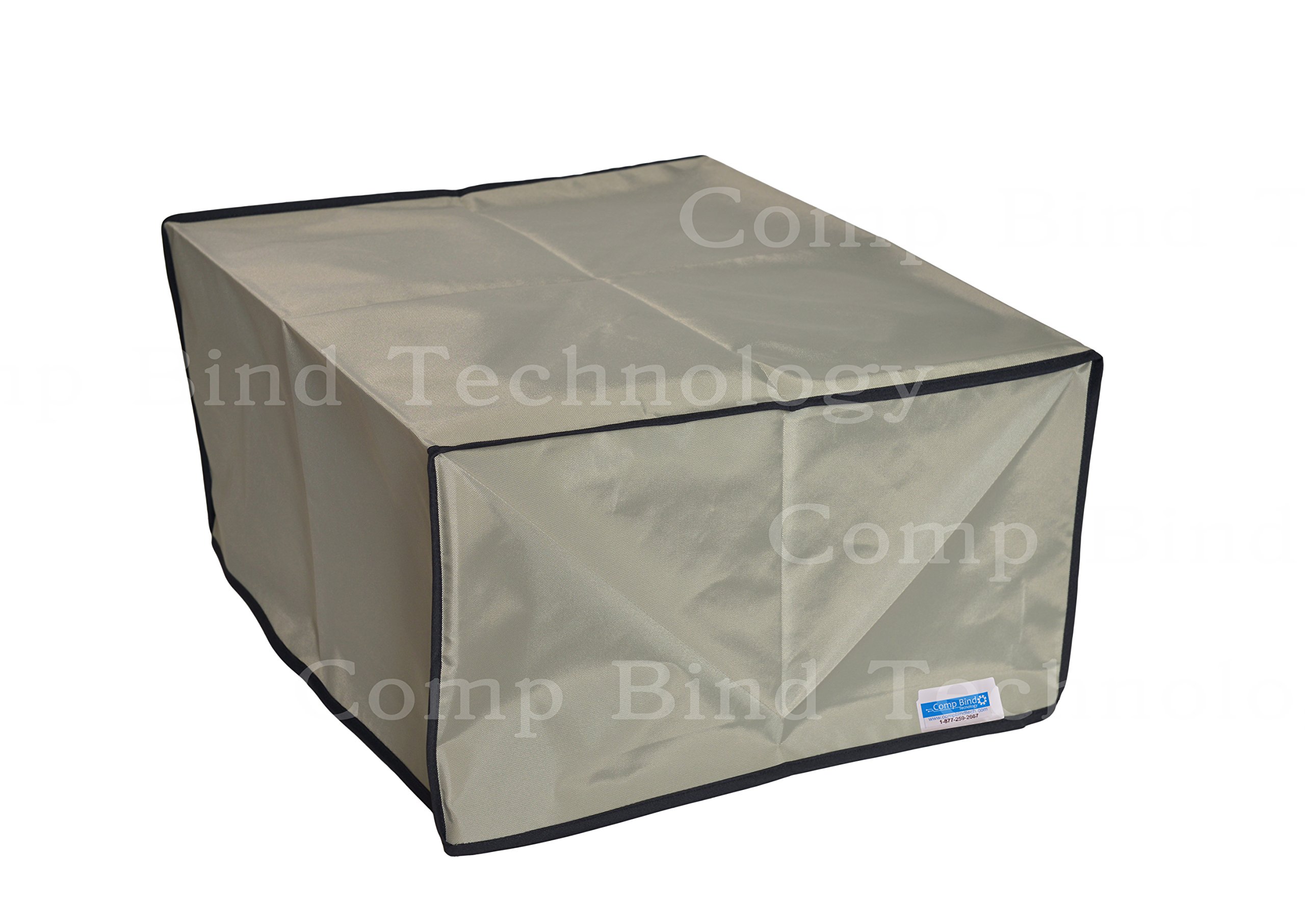 Comp Bind Technology Anti-Static Silver Nylon Dust Cover for HP OfficeJet 7612 Printer, 24.75''W x 20.25''D x 11.25''H, Ideal for Home and Office Printer Protection
