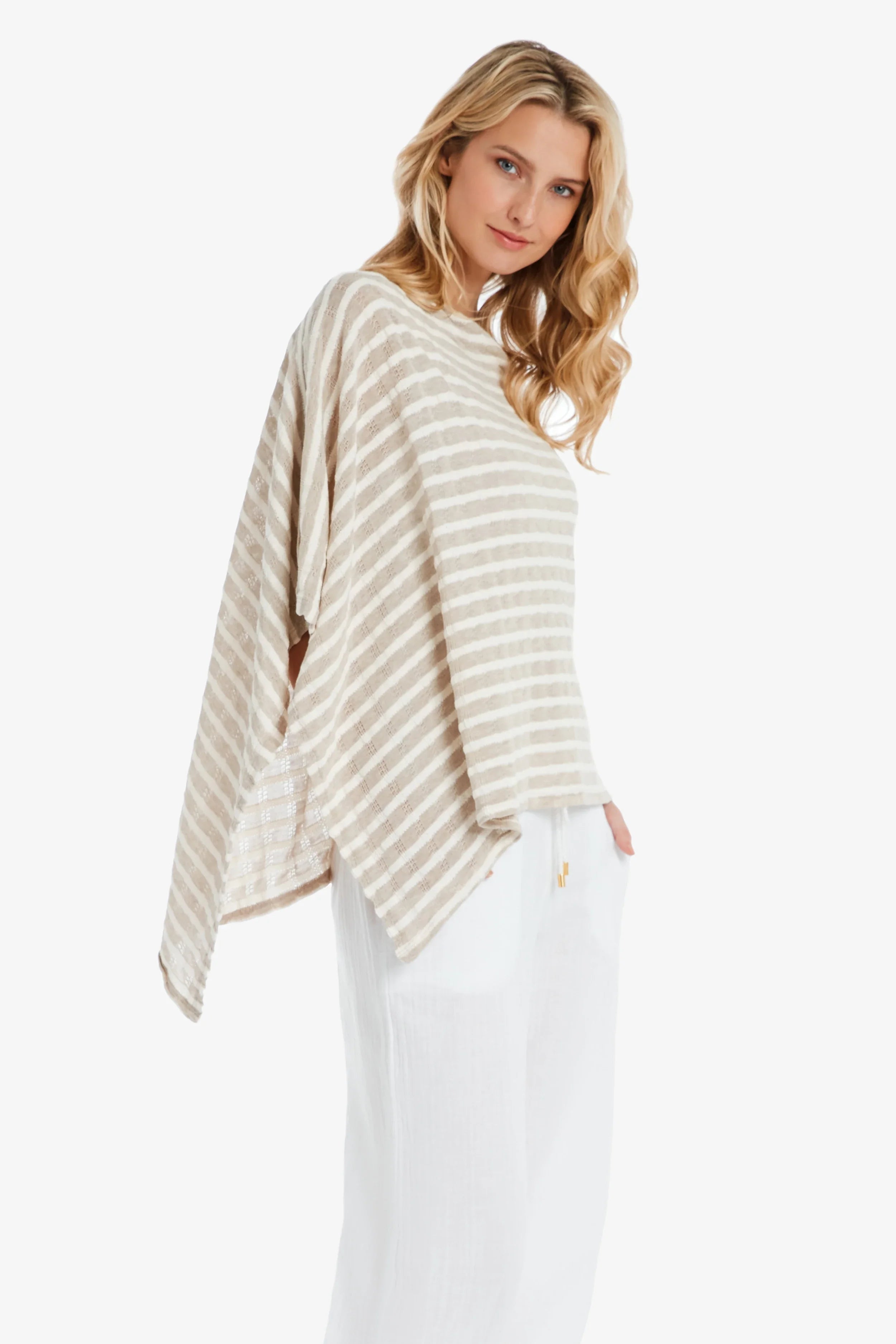 Latte Ivory Beach Topper - Lightweight & Breathable Beach Blanket for Sand-Free Lounging - Perfect for Picnics, Sunbathing & Outdoor Adventures