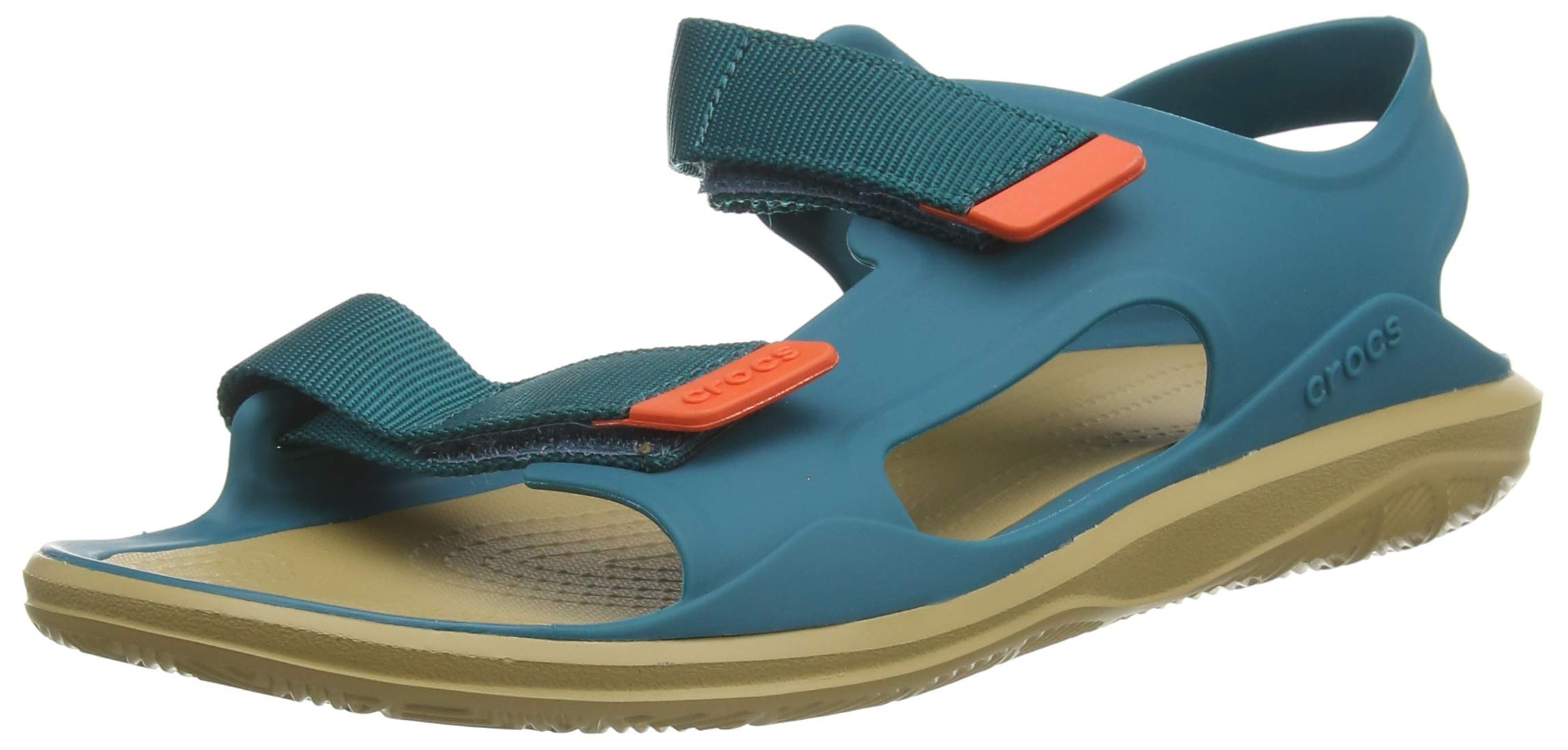 Crocs Men's Swiftwater Molded Expedition Open Toe Sandals - Lightweight Water Shoes for Hiking, Beach & Outdoor Adventures