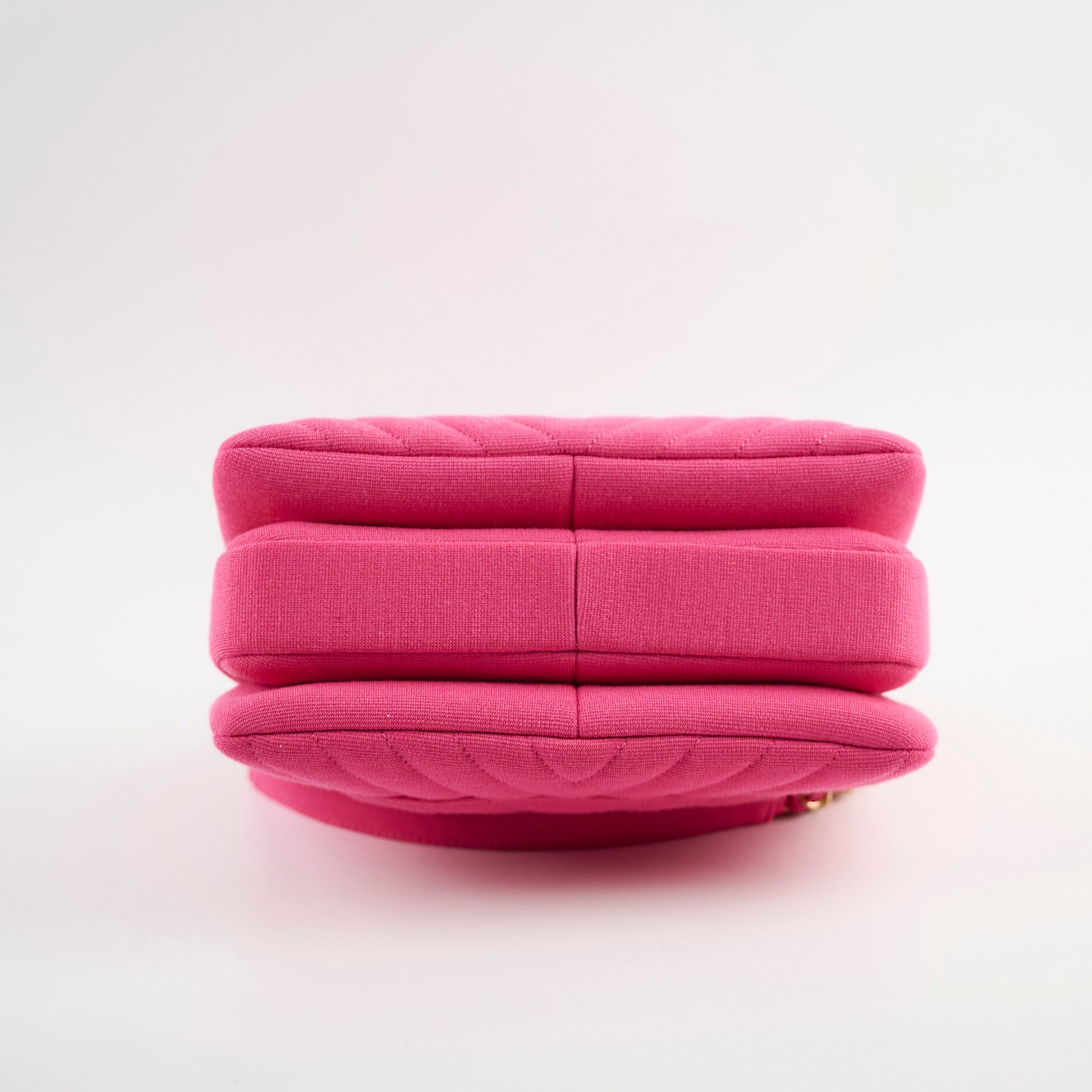 Chanel Trendy CC Small Pink Chevron Canvas Crossbody Bag - Perfect for Date Night & Special Occasions