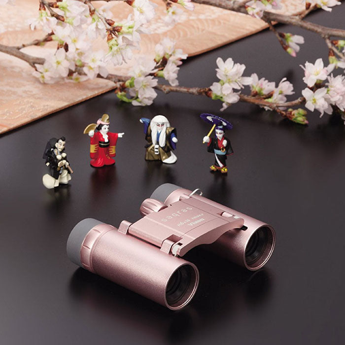 Vixen Saqras 6×16 DCF Compact Binoculars - Lightweight & High Magnification for Bird Watching, Hiking, and Travel Adventures