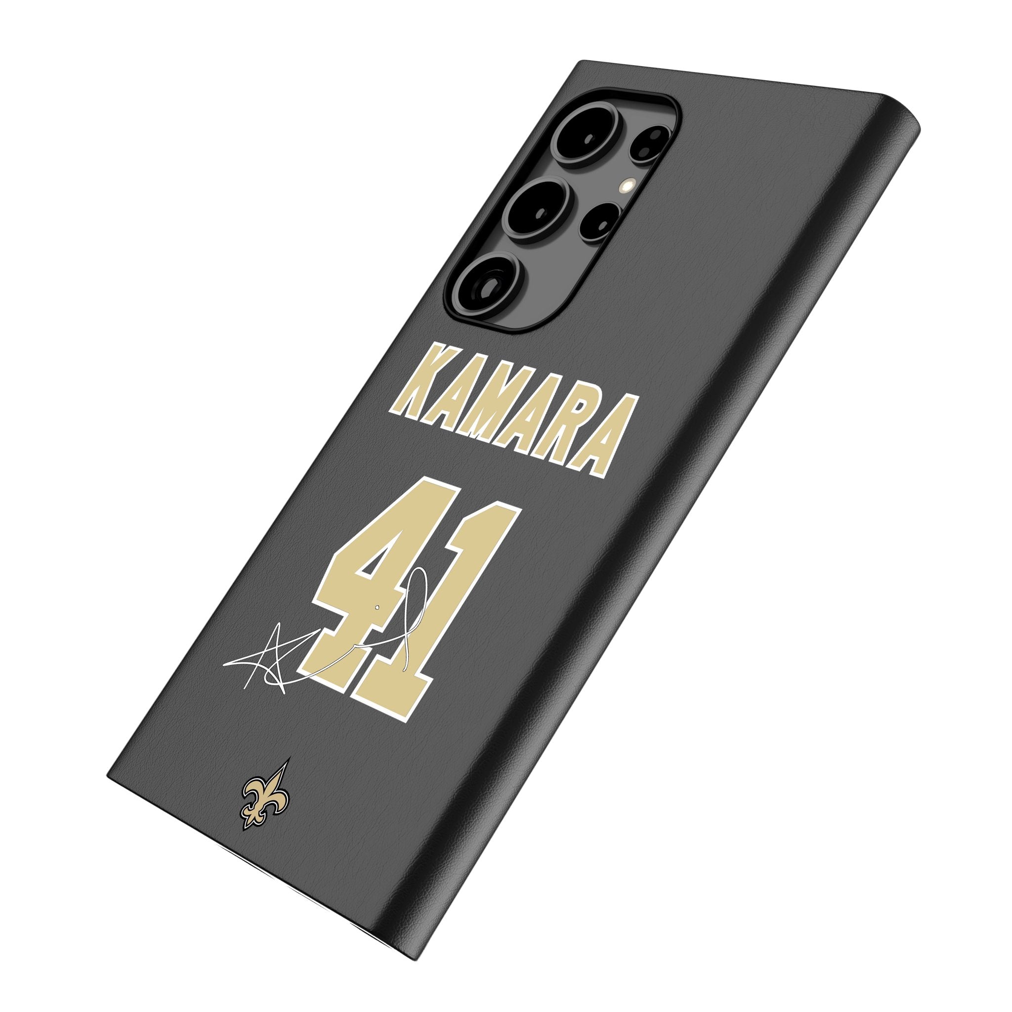 Alvin Kamara New Orleans Saints 41 MagSafe Compatible Phone Case for Samsung Galaxy S23/S22/S21 - Durable NFL Football Team Protective Cover for Work, Travel & Game Day