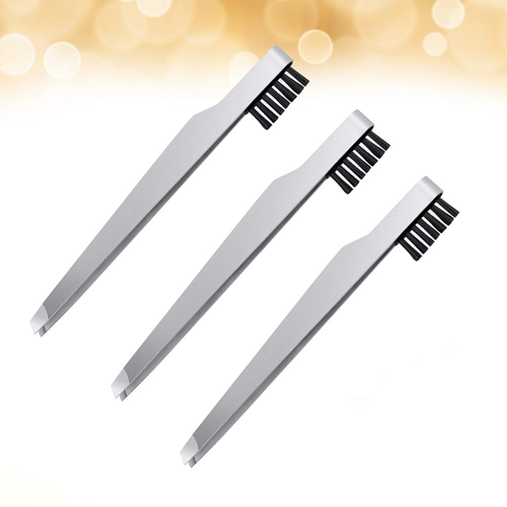3PCS Angled Tweezers for Eyebrows & Makeup - Beauty Tools for Precision Grooming
