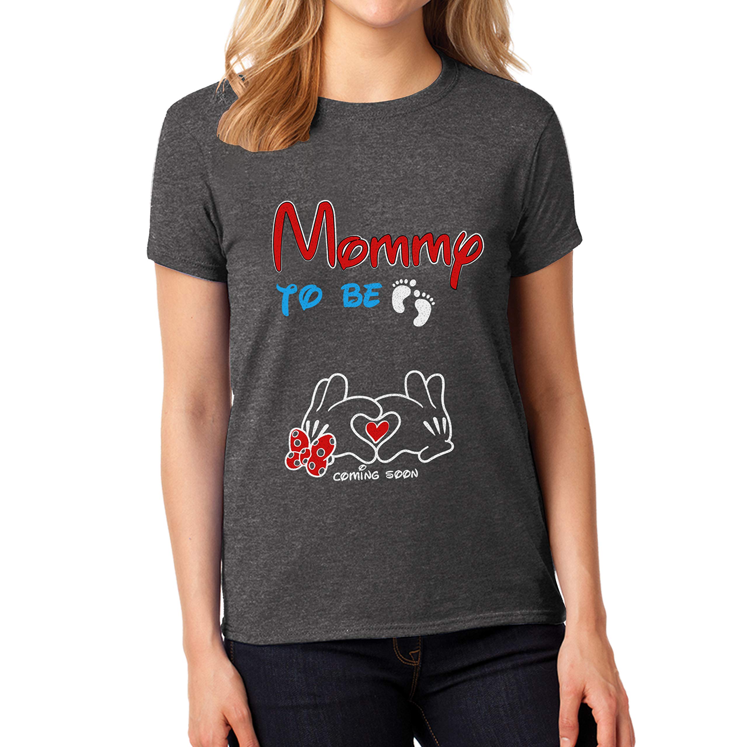 TEEAMORE Mommy & Daddy to Be Shirts - Matching Baby Reveal Tees for New Parents | Gender Reveal Gift, Pregnancy Announcement & Maternity Photoshoot Outfits