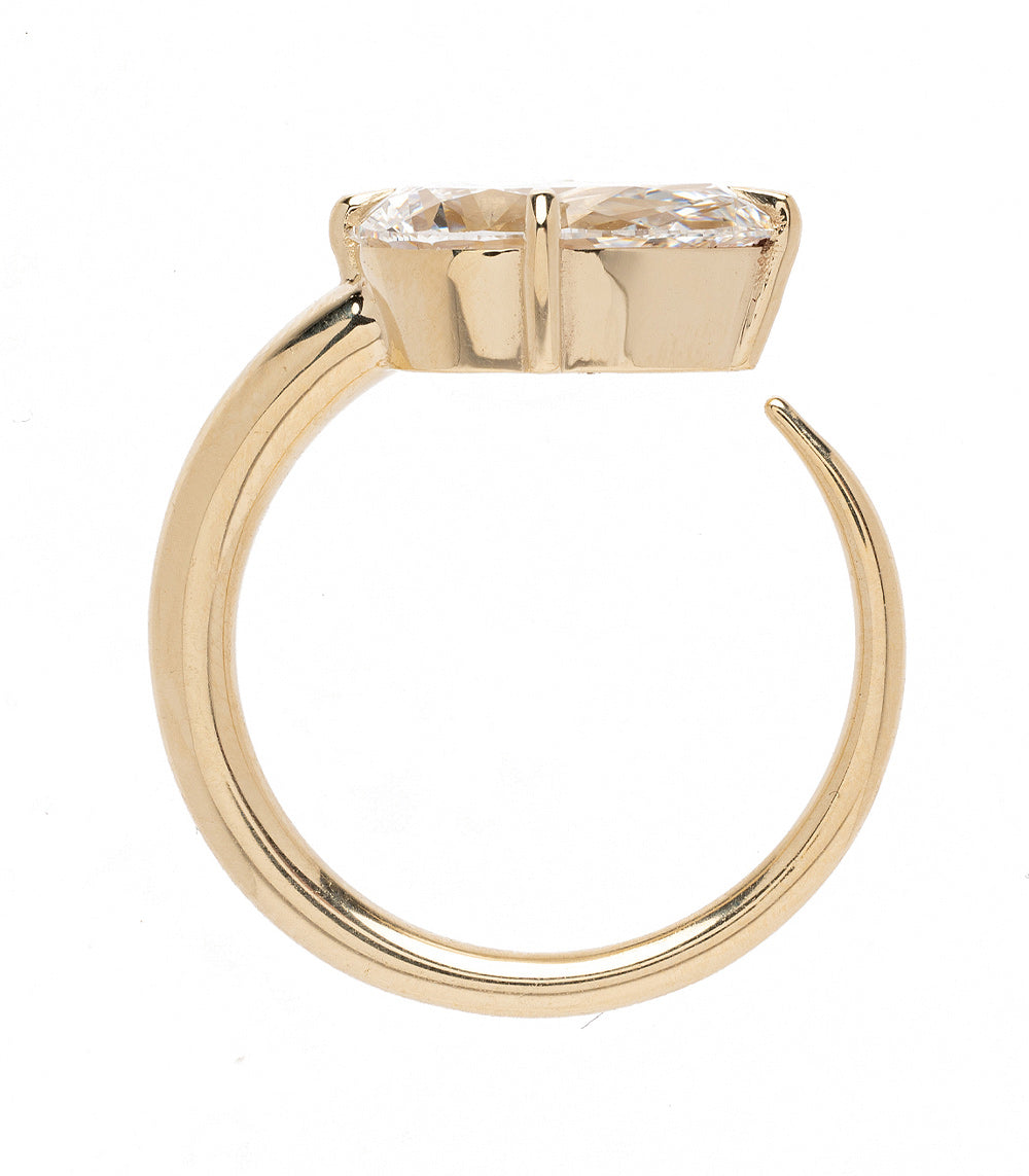 3 Carat Pear Shaped Lab Grown Diamond Engagement Ring for Women - Elegant Wedding Band, Anniversary Gift & Proposal Jewelry