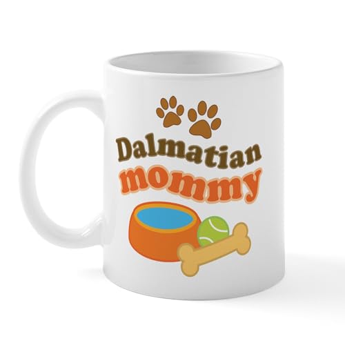 White - Dalmatian Mom Mug