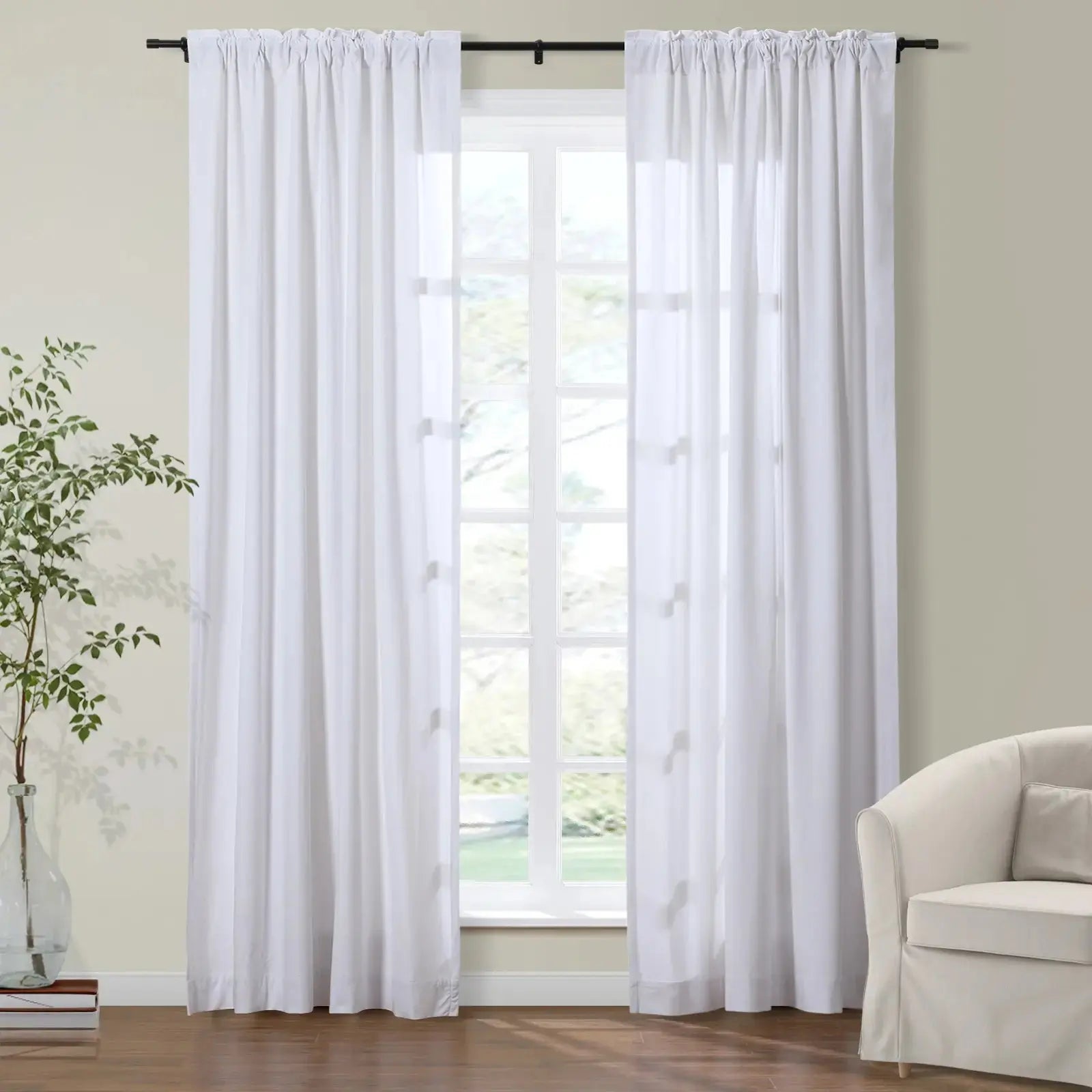Luxury Birkin Velvet Curtains - Soft Blackout Drapes for Living Room & Bedroom - Premium Soundproof Thermal Insulated Window Treatments for Home Decor
