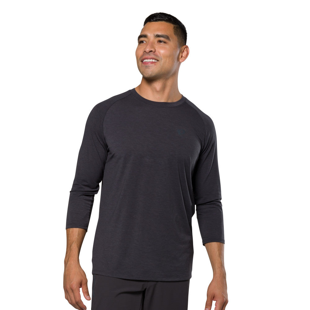 Men's Canyon Merino 3/4 Sleeve Jersey - Lightweight Breathable Hiking & Outdoor Shirt for Men - Perfect for Camping, Trail Running and Travel Adventures
