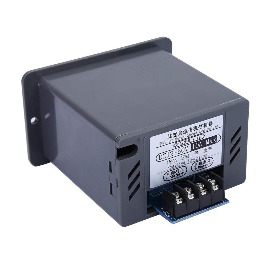 12V-60V 10A DC Motor Speed Controller with Switch - for DIY & Industrial Use