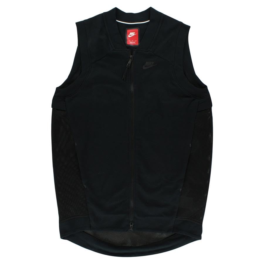 Nike Women's Bonded Mesh Sweatshirt - Black | Lightweight Pullover Hoodie for Running, Yoga & Casual Wear