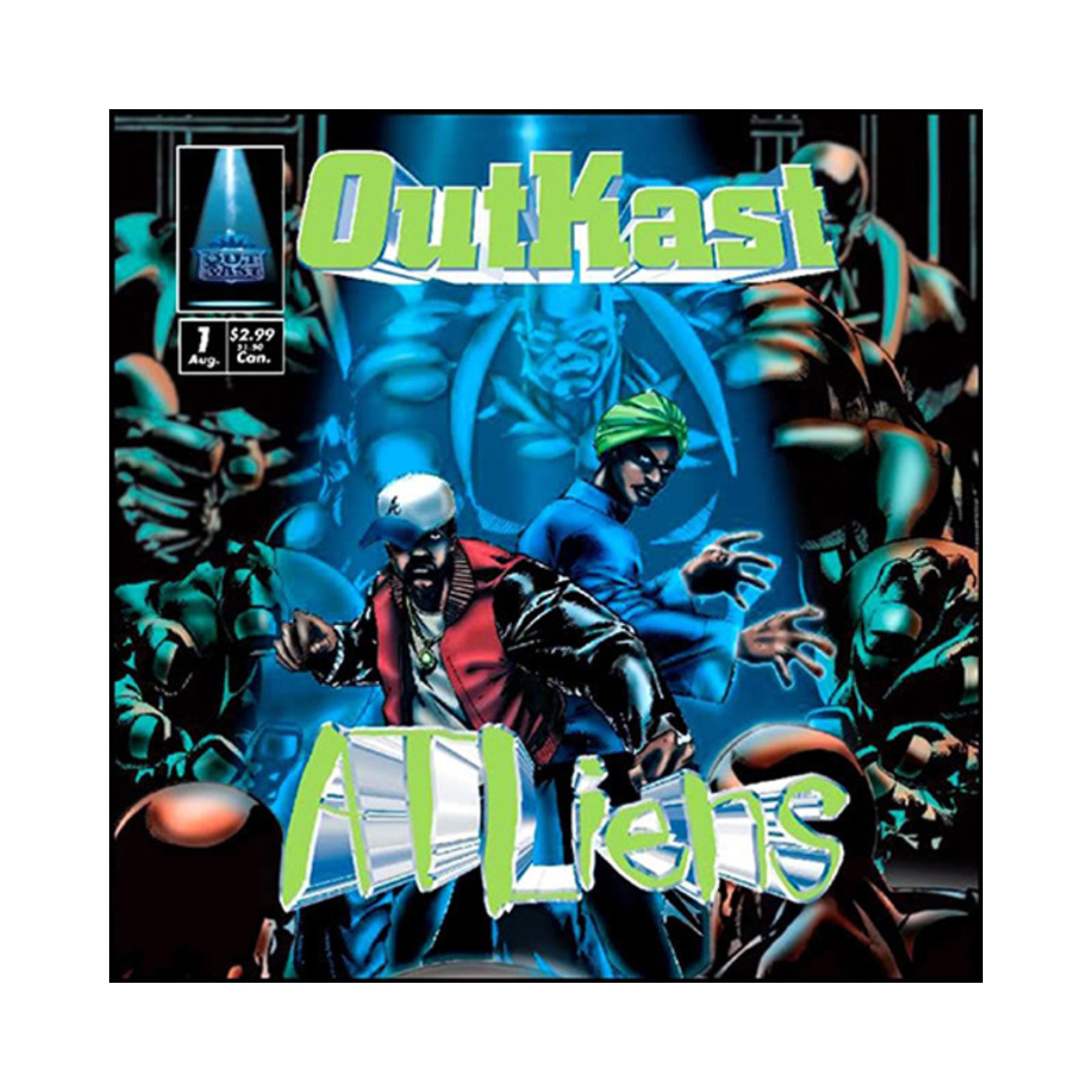 Outkast ATLiens Vinyl 2LP Record - Limited Edition Hip Hop Album for Collectors & Music Lovers - Perfect for Home Listening & DJ Sets