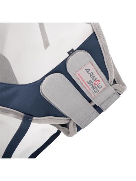 Armour Shield Pro Full Fly Mask with Nose Protection - Breathable Horse Fly Mask for Summer Riding & Pasture Use