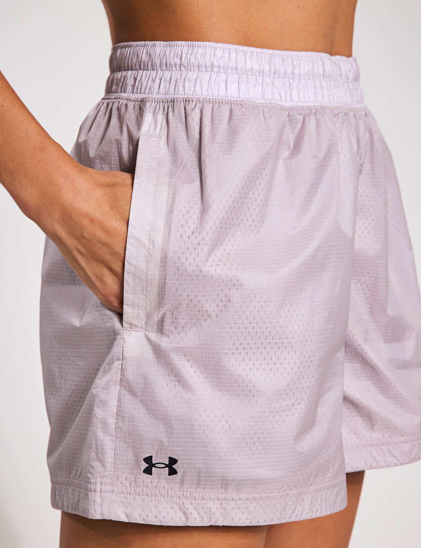 Rival Woven Shorts for Men - Lightweight & Breathable Grey Dawn/Black Color - Perfect for Gym, Running, and Casual Wear