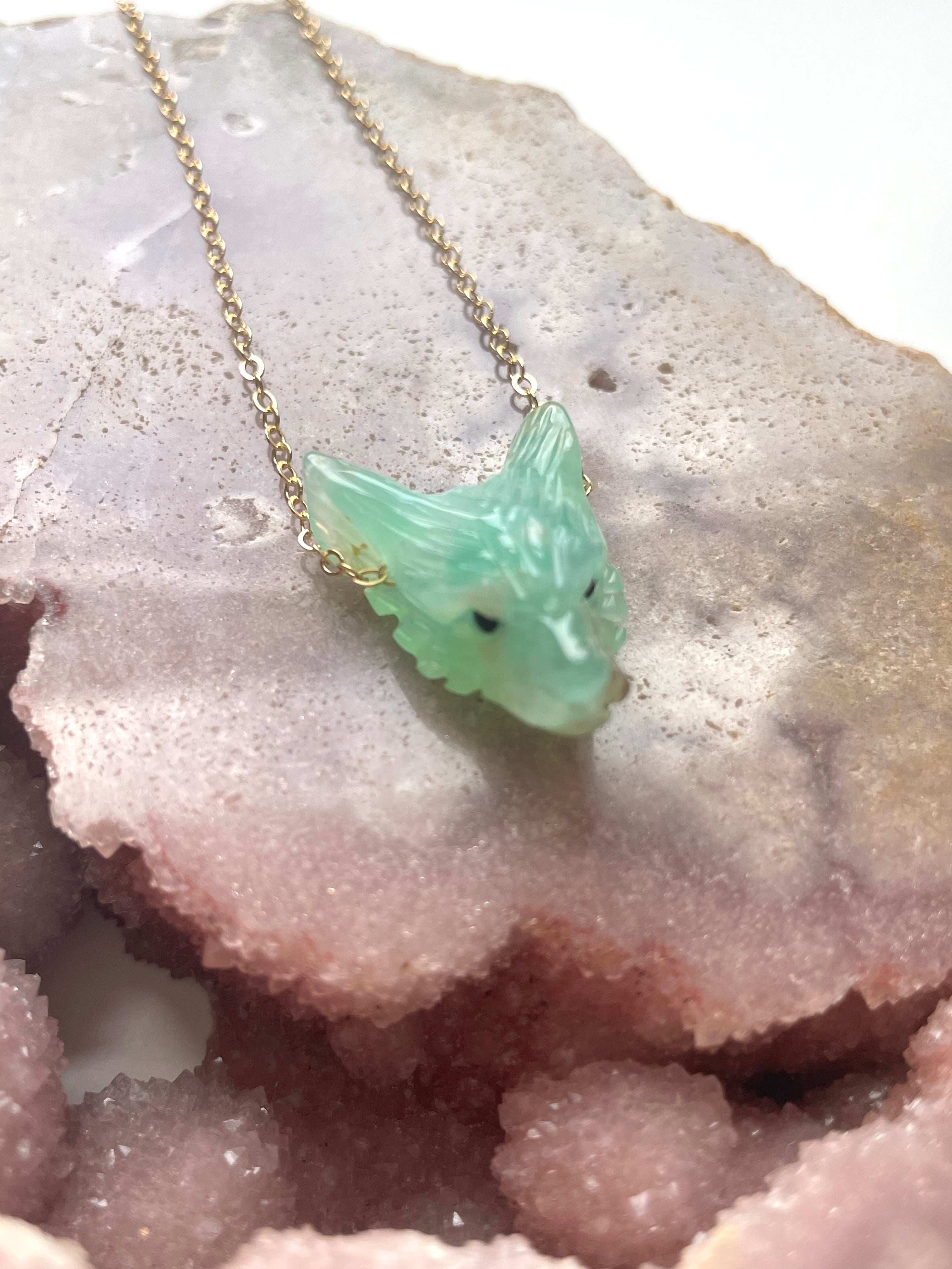 Natural Chrysoprase Pendant Necklace - 925 Sterling Silver Green Gemstone Jewelry for Women, Gift for Her, Birthday, Anniversary, Valentine's Day - Perfect for Everyday Wear & Special Occasions