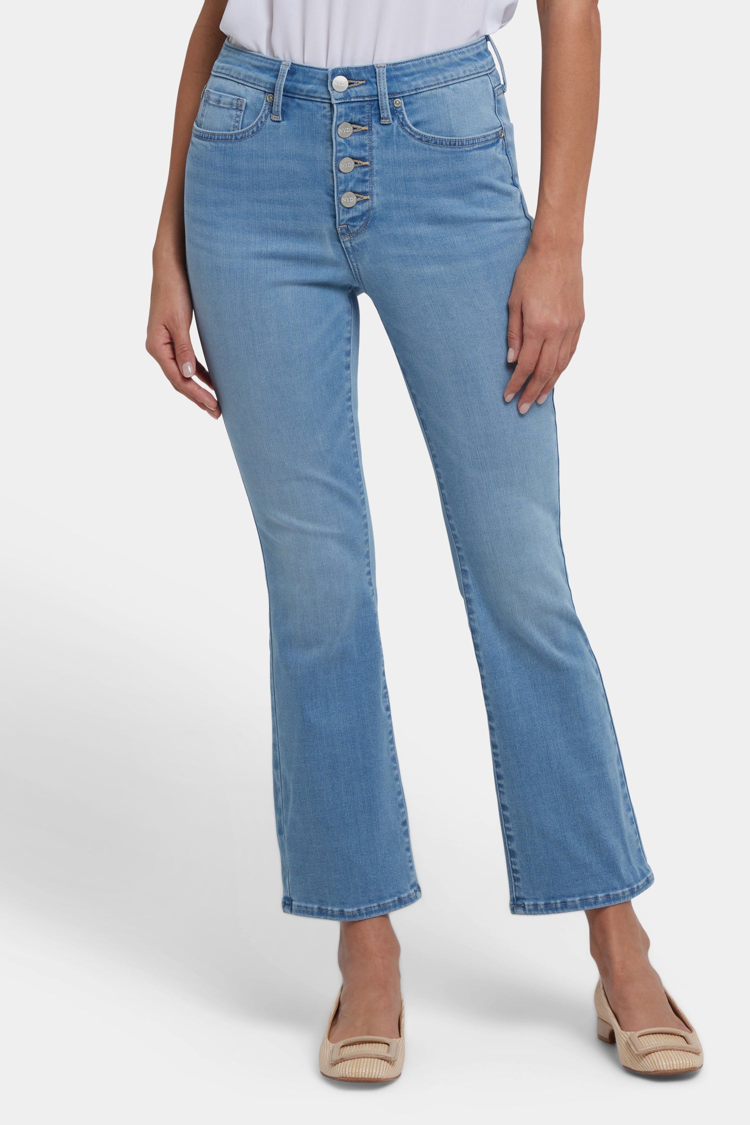Billie Mini Bootcut Ankle Jeans for Women - High Waisted Stretch Denim Pants, Comfortable & Flattering Fit - Perfect for Casual Outings, Date Nights & Office Wear