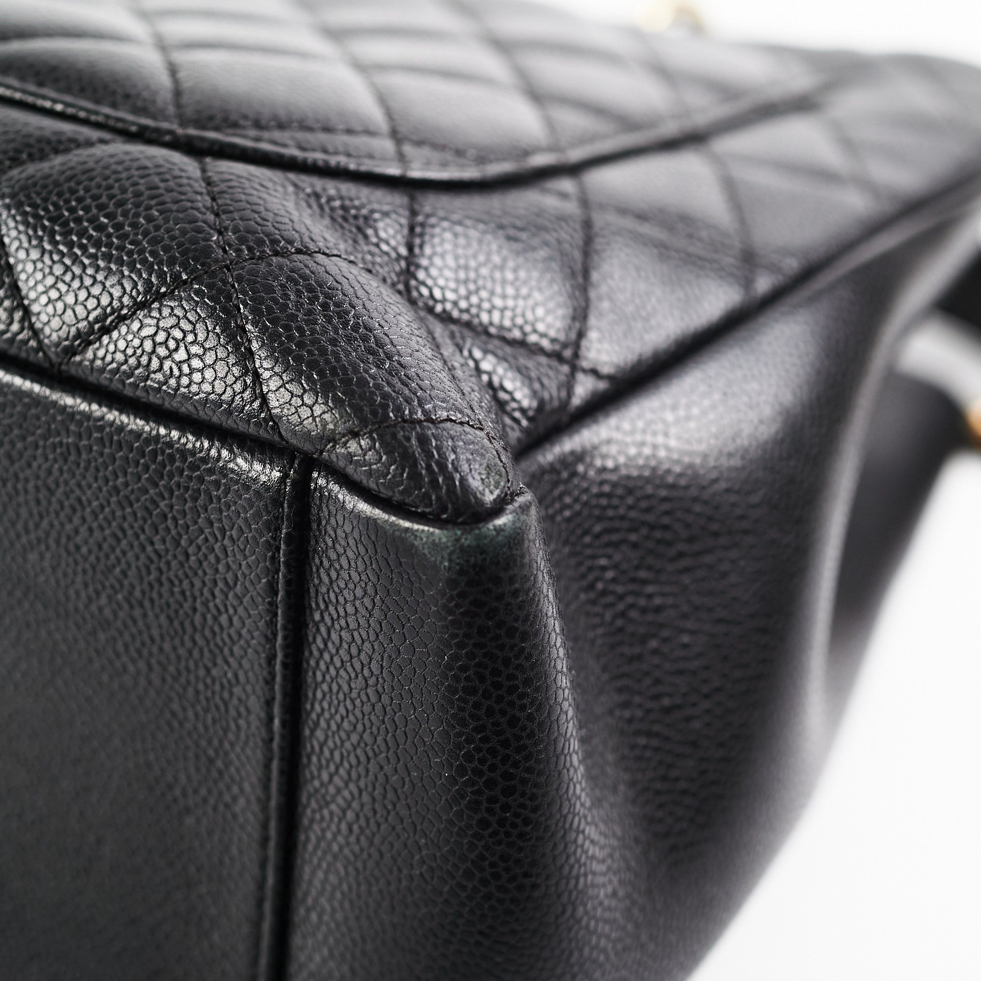 Chanel Black Caviar Leather Grand Shopping Tote GST - Luxury Designer Handbag for Women, Perfect for Work, Travel & Everyday Use