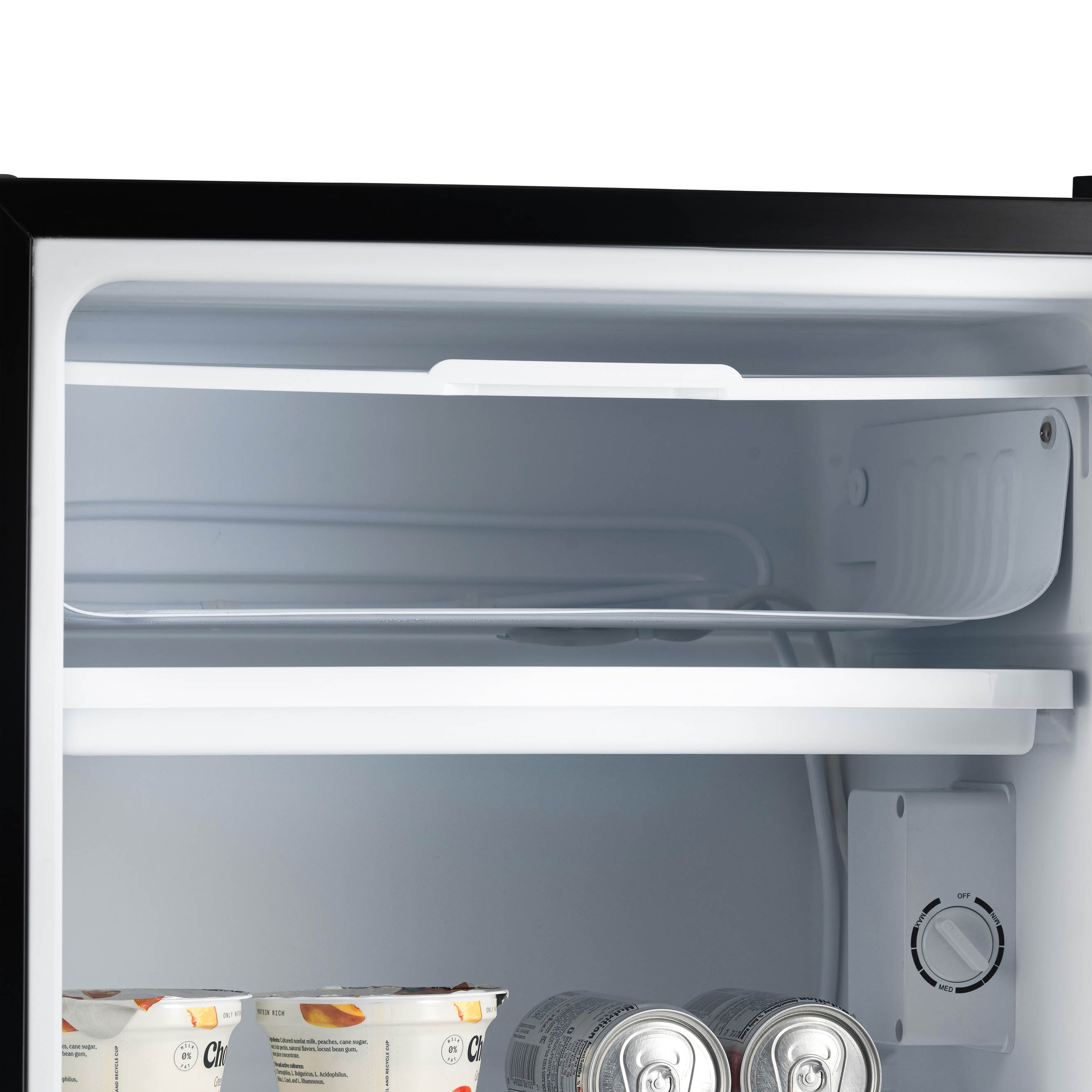 Newair® 3.3 Cu. Ft. Compact Mini Fridge with Freezer - Energy Efficient Black Refrigerator for Bedroom, Dorm, Office & Small Spaces - Perfect for Snacks, Drinks & Personal Food Storage