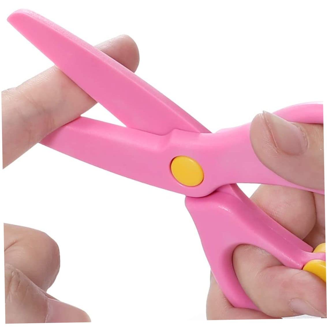 8 Pack Kids Safety Scissors - Preschool Training Scissors for Toddlers, Left-Handed & Right-Handed, Plastic Playdough & Craft Scissors for DIY Art Projects - Perfect for Classroom, Homeschool & Early Childhood Development Activities