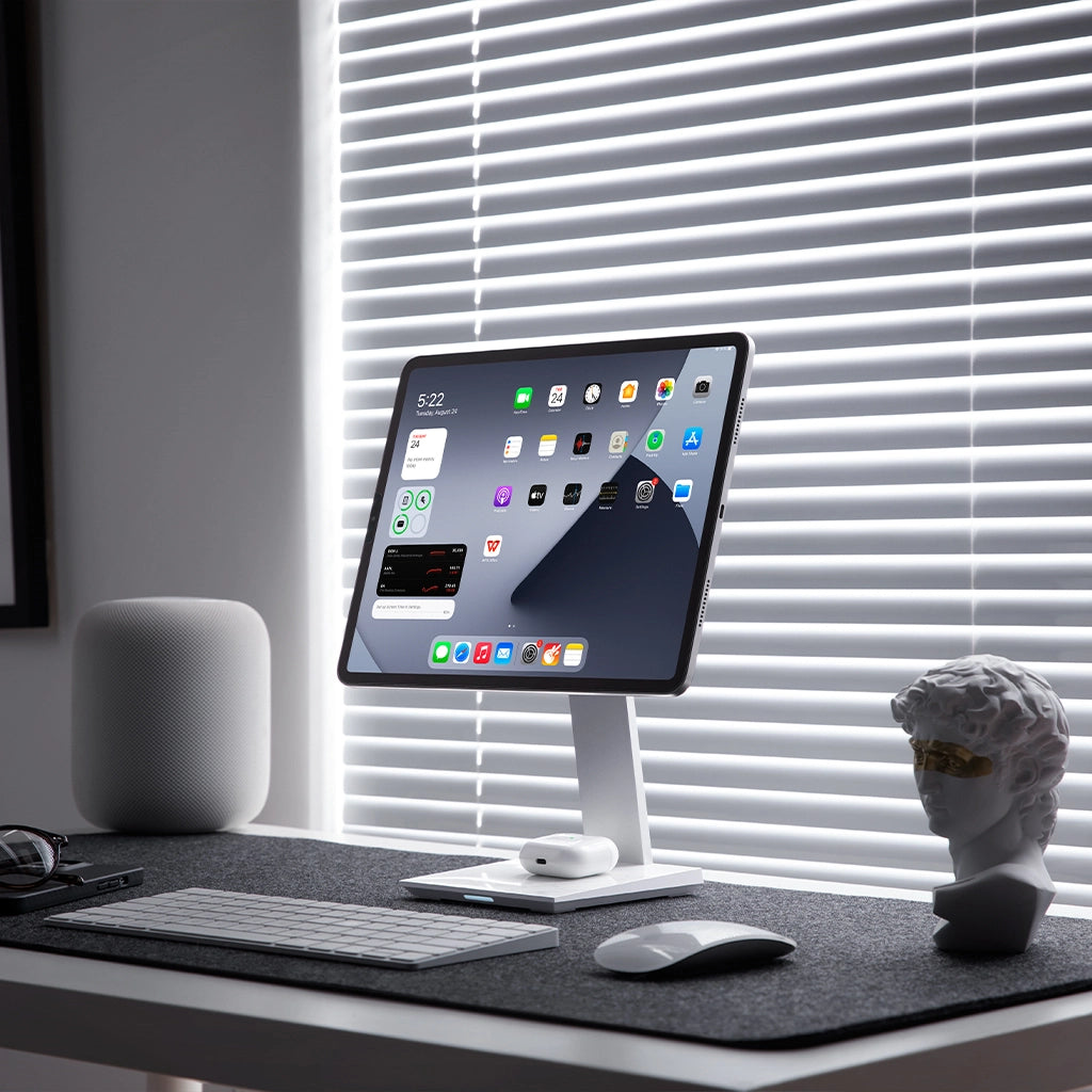 MagEZ Stand for Tablets - Adjustable Tablet Holder Stand for iPad, Samsung, Kindle - Perfect for Home, Office & Travel Use