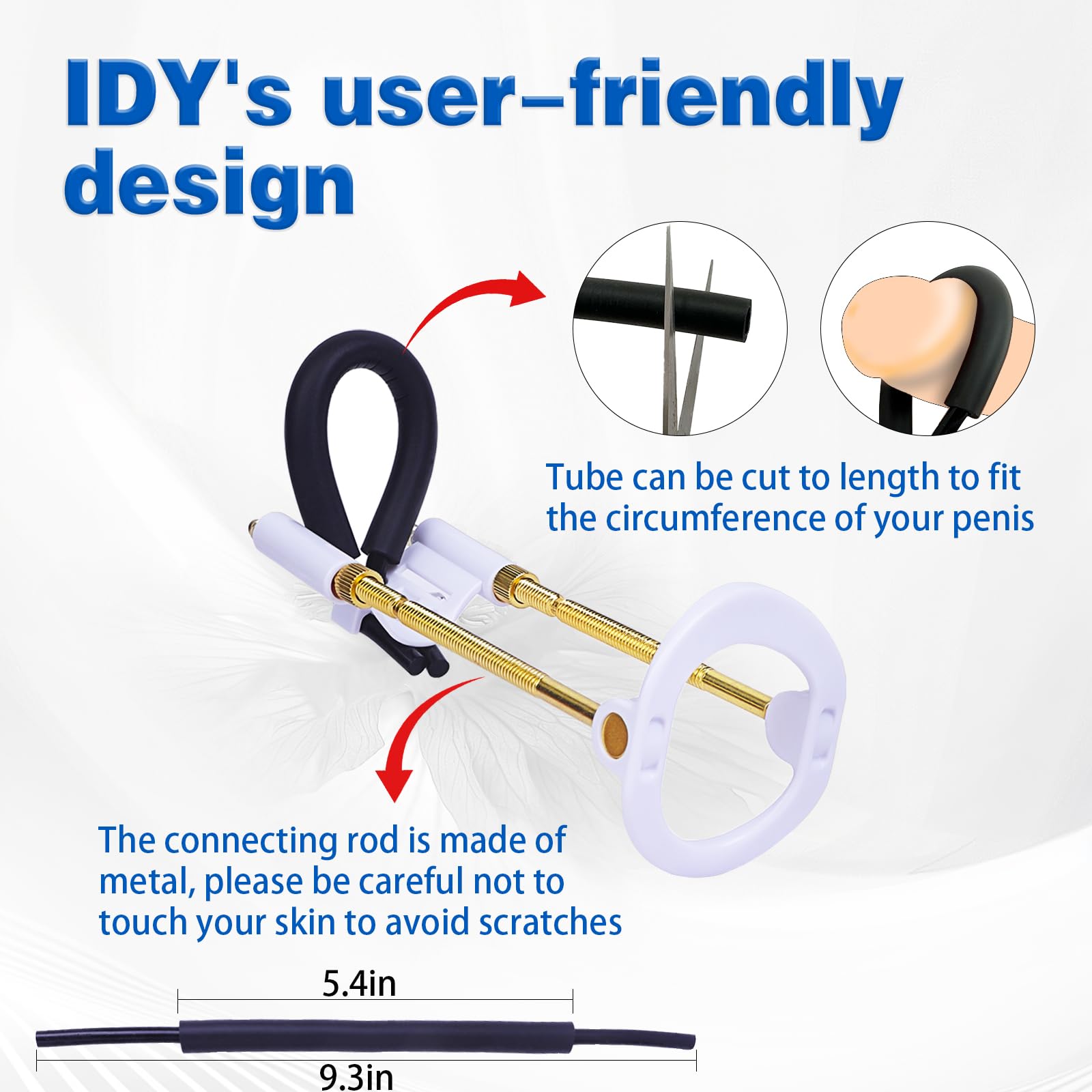 **Penis Extender Stretcher Kit for Men – Adjustable Traction Device for Penis Enlargement & Exercise – Wearable Male Enhancement Training Set – Ideal for Home Use & Couples Play**