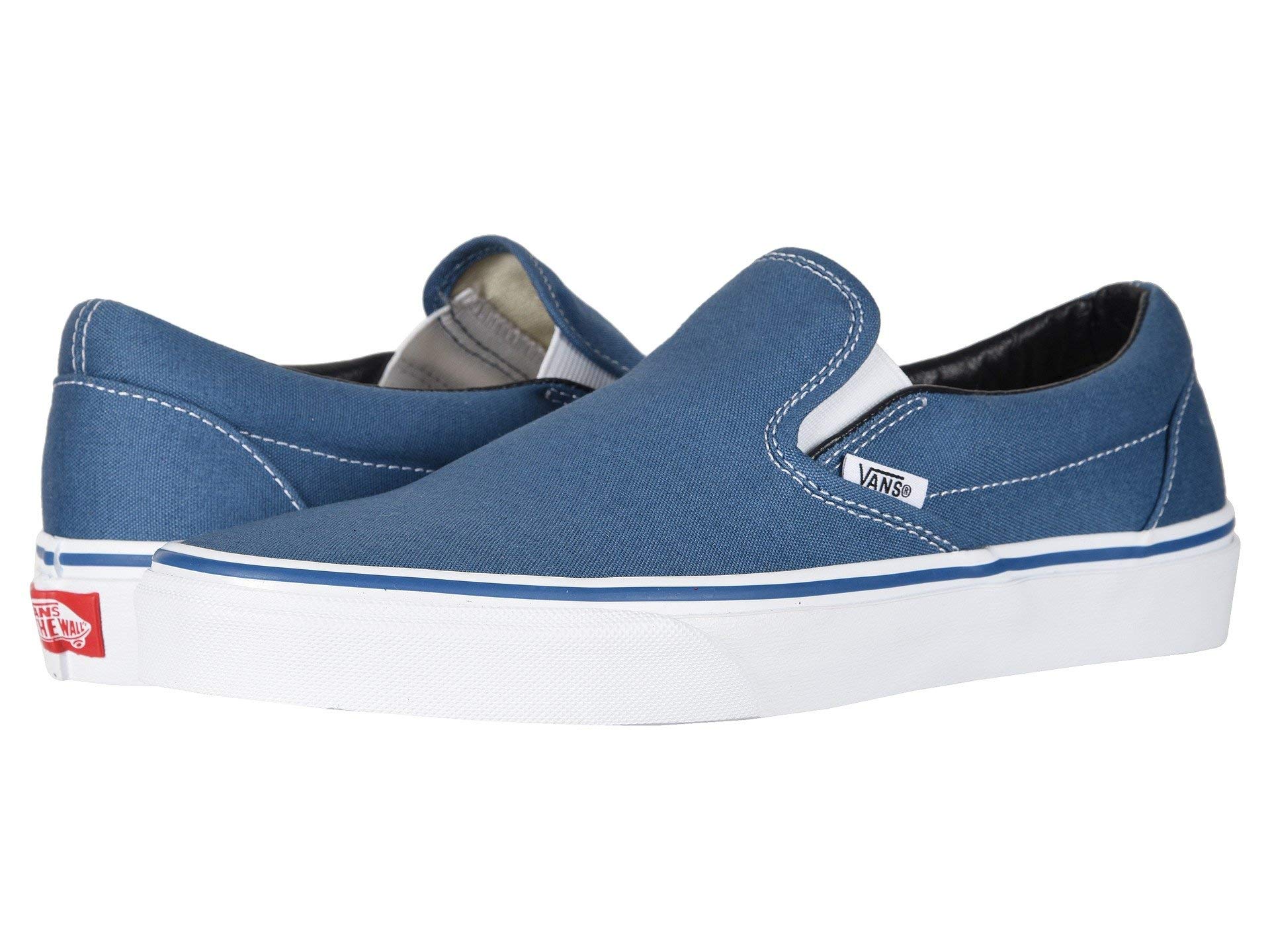 Vans Men's Classic Slip-On Sneakers - Black & White Checkerboard - Comfortable Casual Shoes for Skateboarding, Walking & Everyday Wear (Size 10)