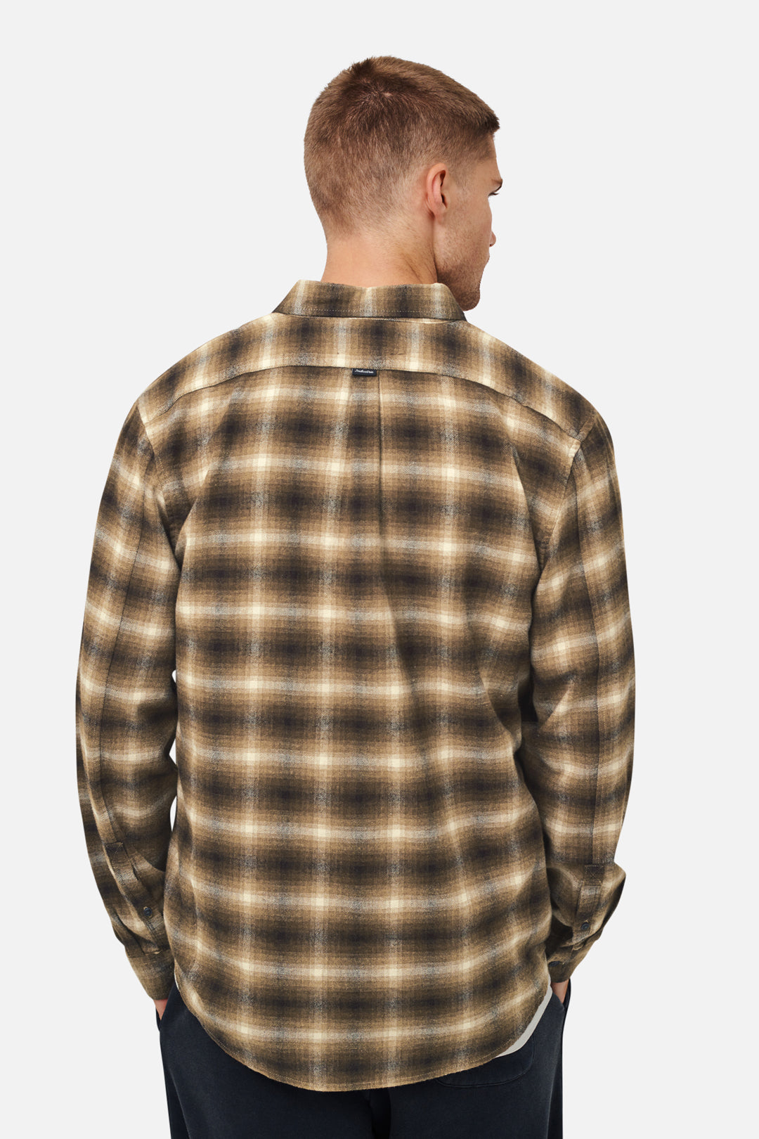 Sicario Long Sleeve Shirt for Men - Brown Multi Color Casual Button Up Shirt | Perfect for Outdoor Adventures, Streetwear & Everyday Fashion