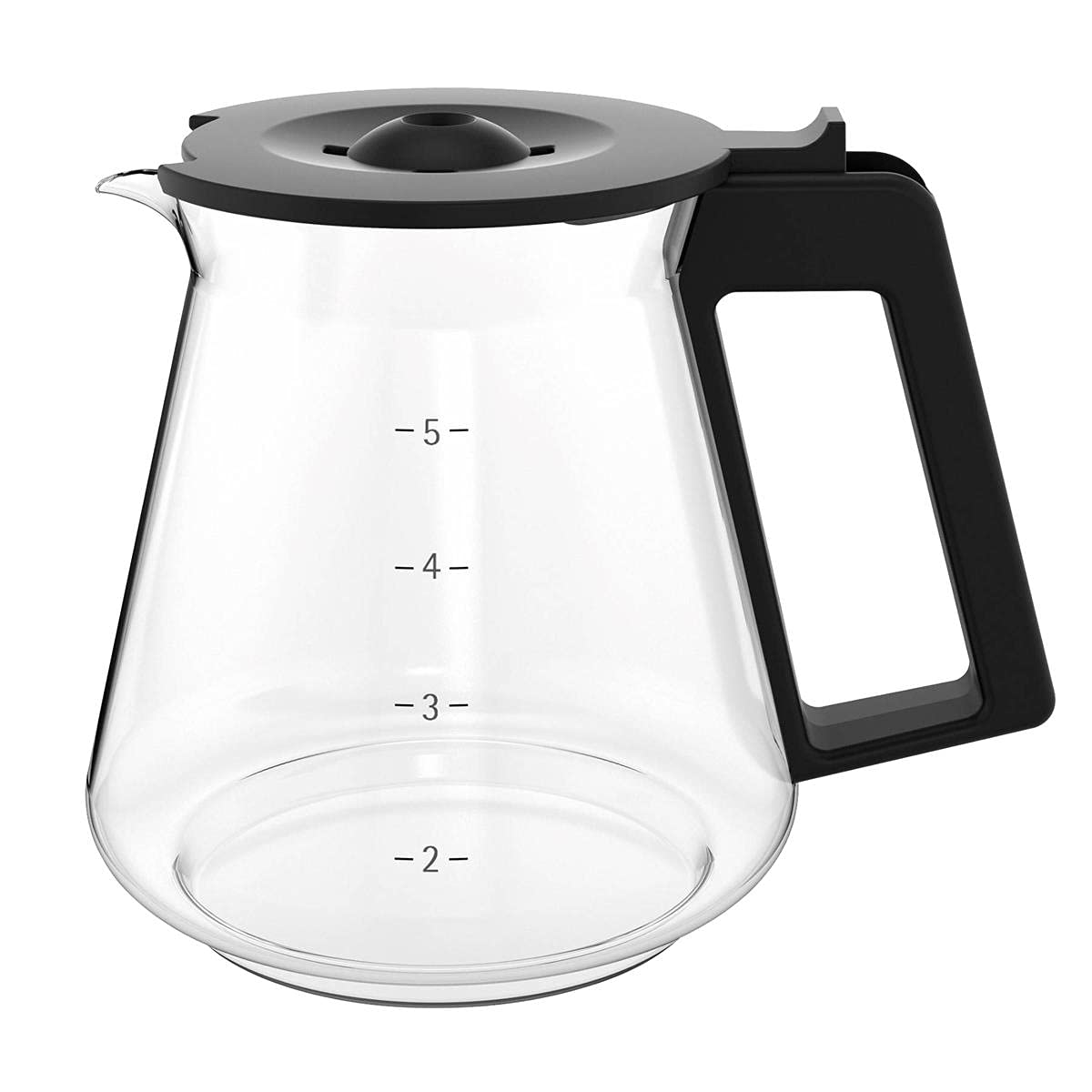 WMF KITCHENminis 0.6L Freestanding Drip Coffee Maker - 5 Cups, Black & Stainless Steel - Perfect for Home, Office, and Small Kitchens