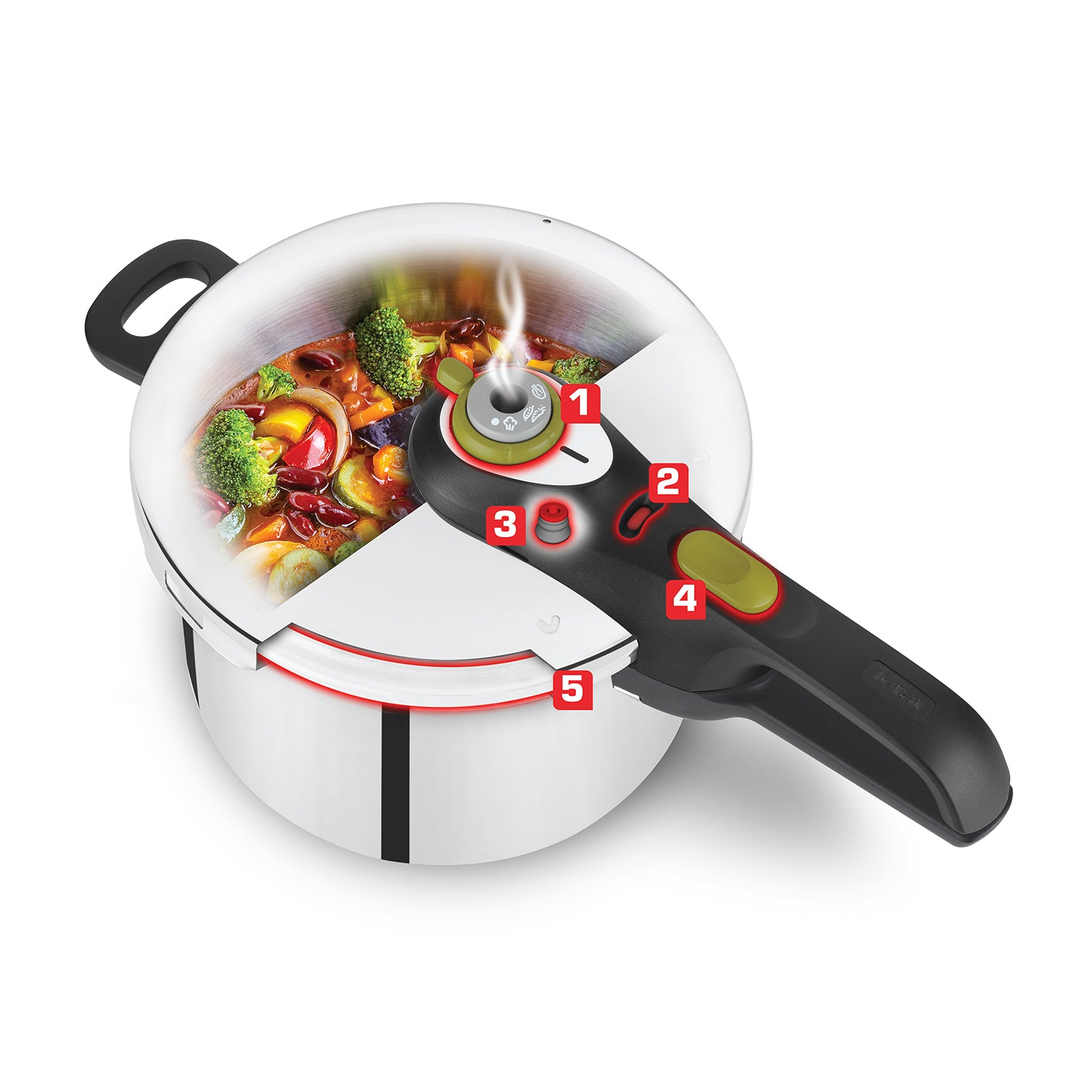 Secure NEO 5 6L Pressure Cooker - User Manual & FAQ Guide | Fast & Safe Cooking for Soups, Stews & Meal Prep