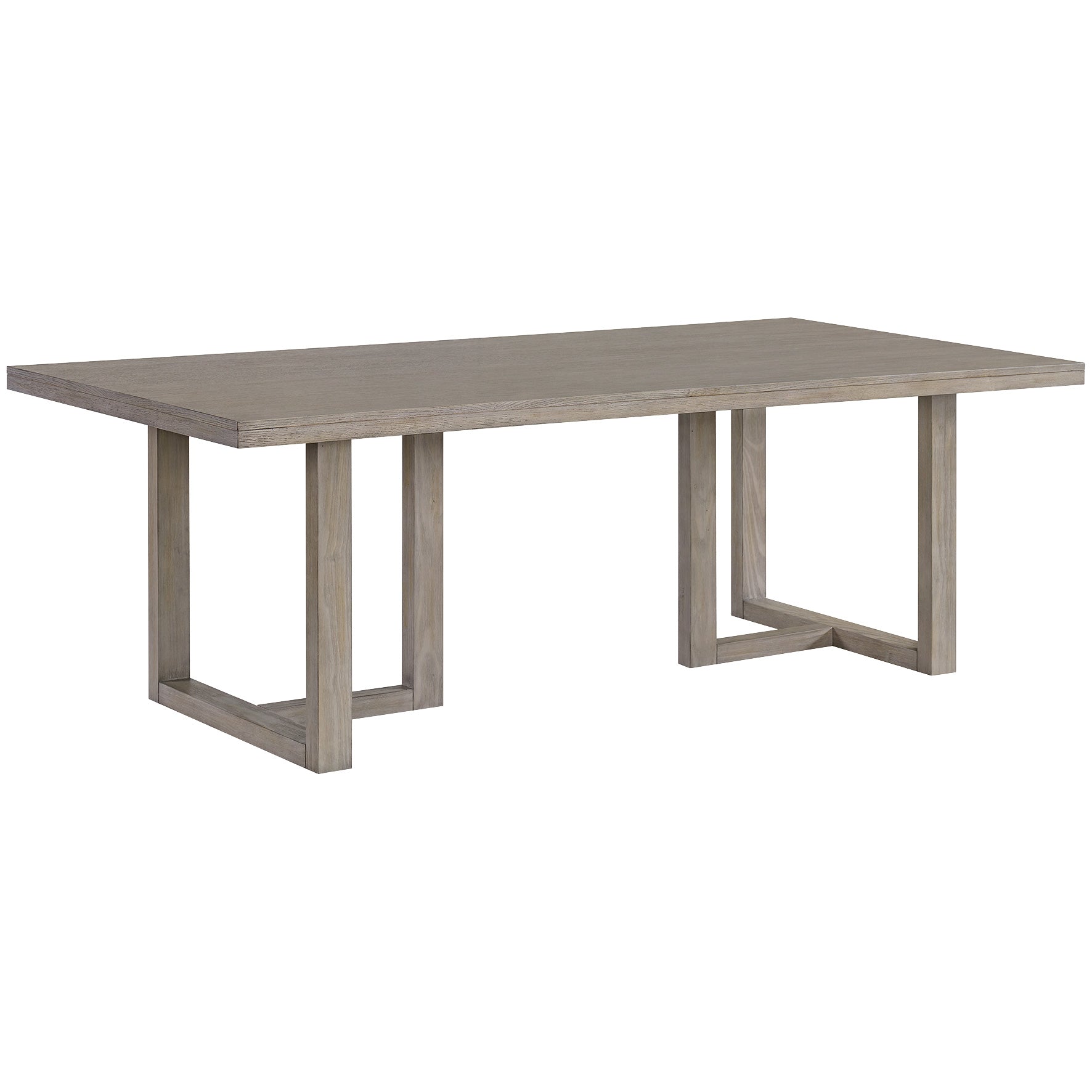 Modern Rectangular Dining Table for Kitchen & Dining Room - Solid Wood Farmhouse Style Dining Table for 6-8 People - Perfect for Family Gatherings & Dinner Parties