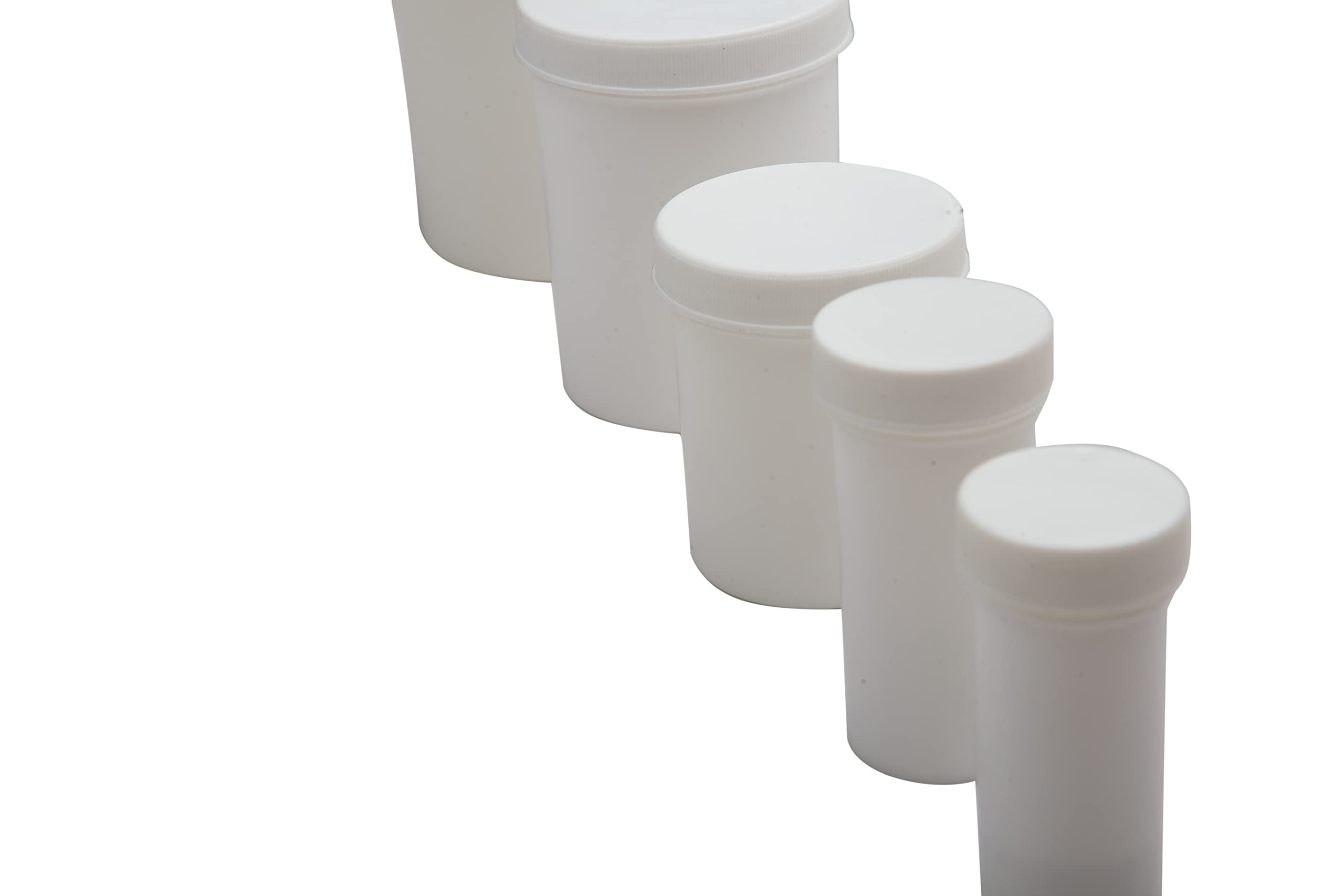 Refillable 4oz Plastic Ointment Jars with Screw Caps - 12 Pack Airtight Medical Storage Containers for Salves, Creams & DIY Skincare Products | Perfect for Home, Clinic & Travel Use