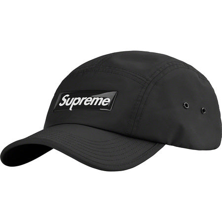 Supreme Inset Gel Camp Cap - Black Adjustable Snapback Hat for Men & Women | Perfect for Outdoor Activities, Streetwear Fashion & Casual Wear